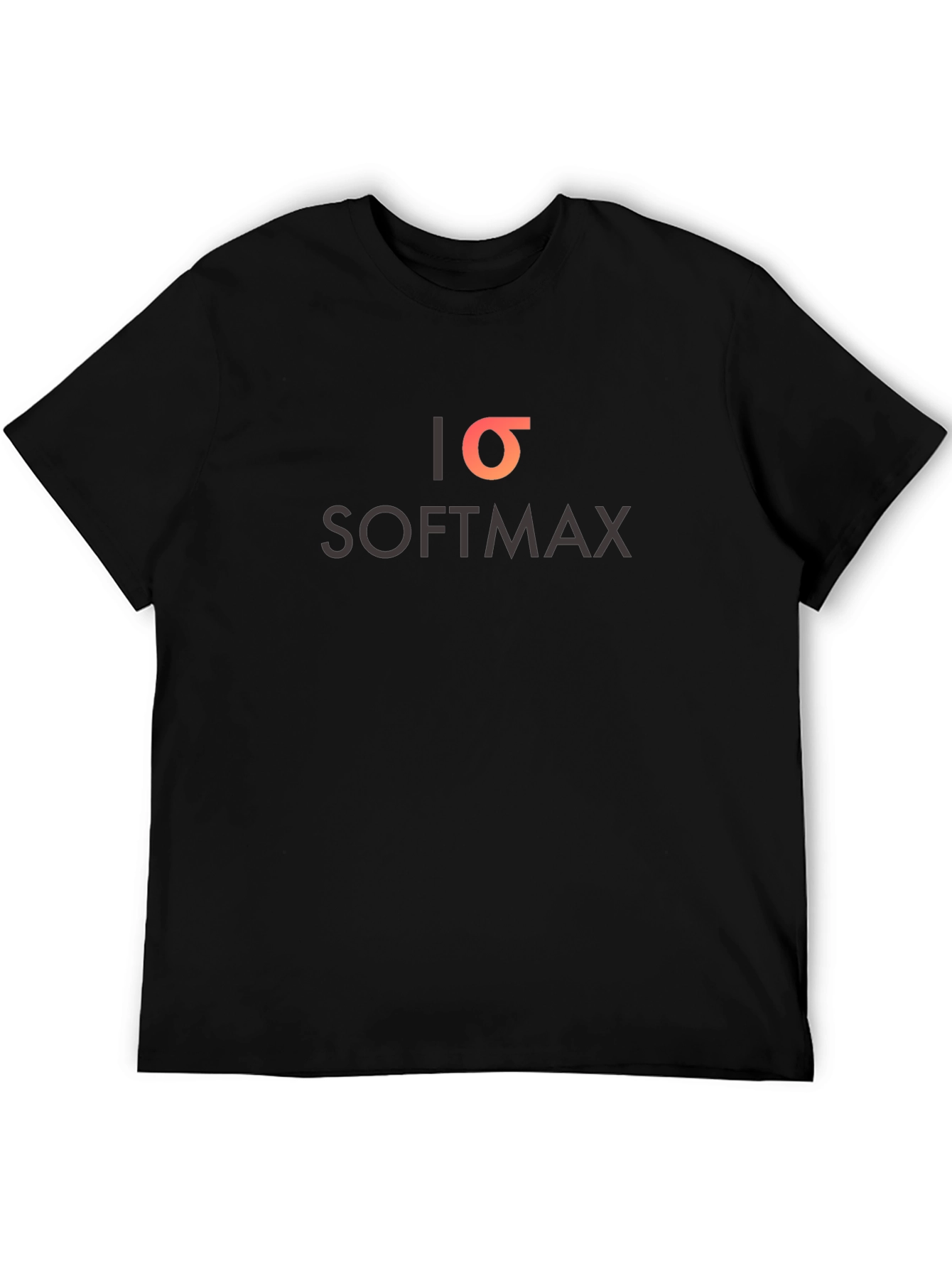 I (Sigma) Softmax - Black Tee