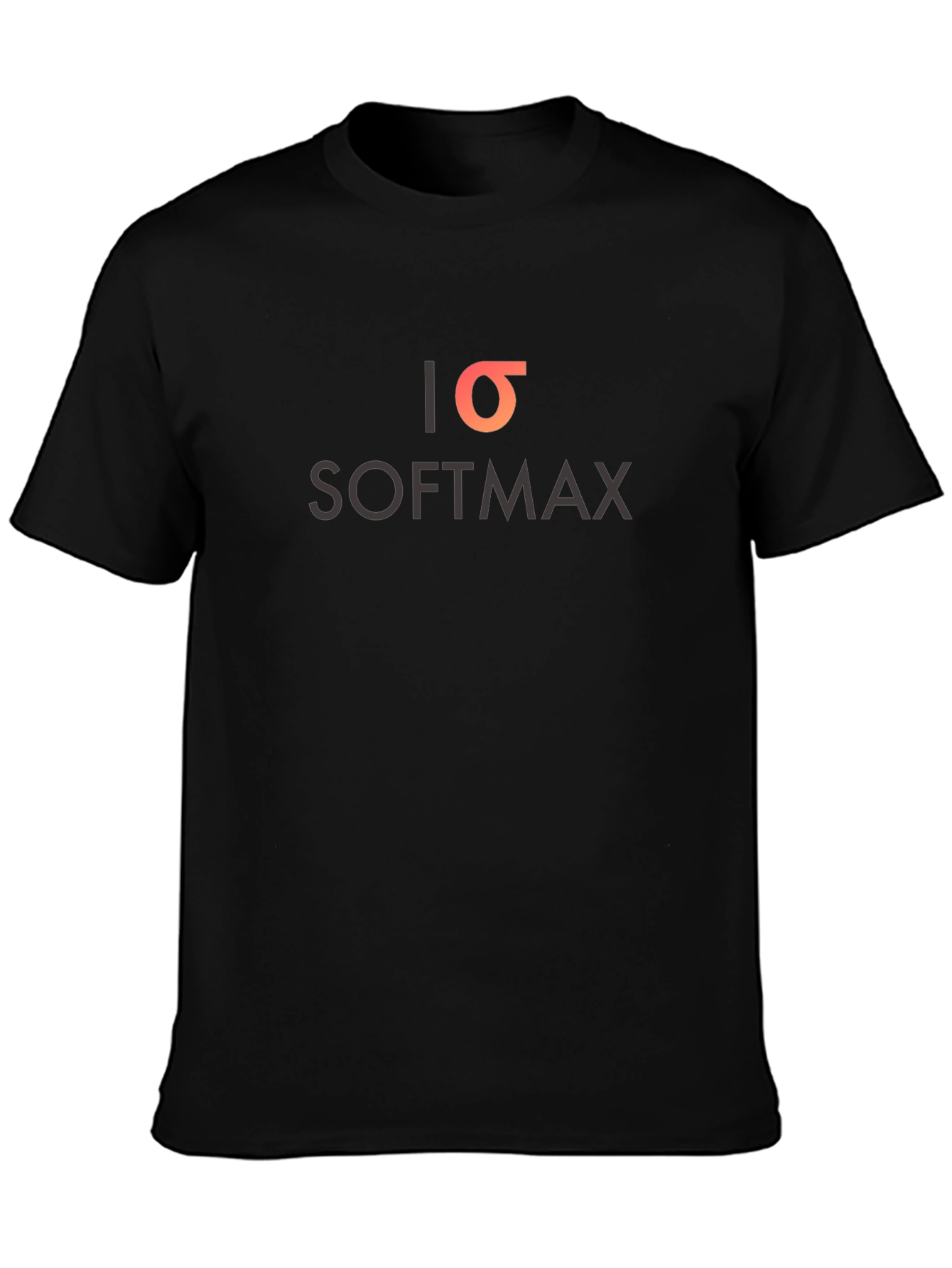 I (Sigma) Softmax - Black Tee