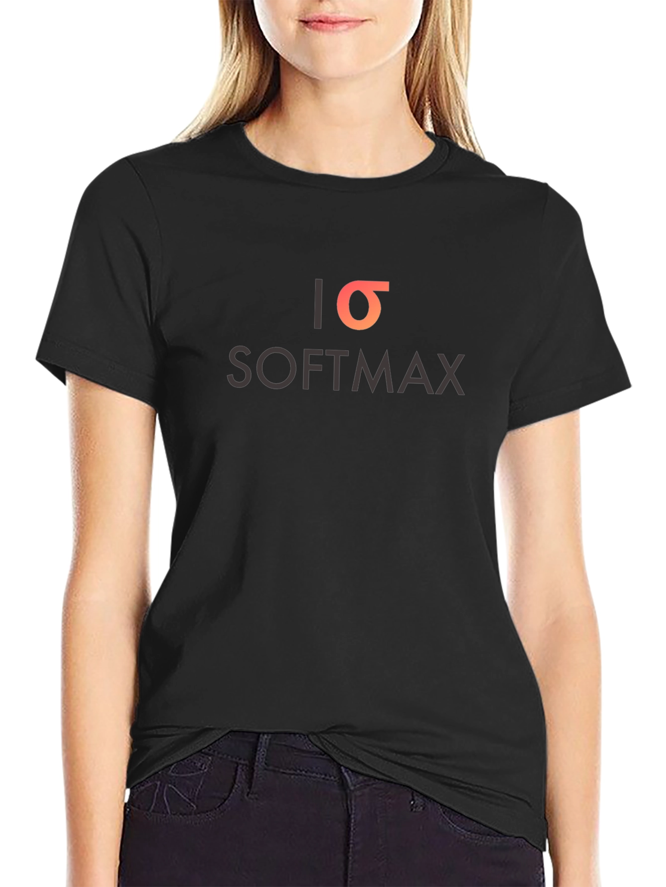 I (Sigma) Softmax - Black Tee