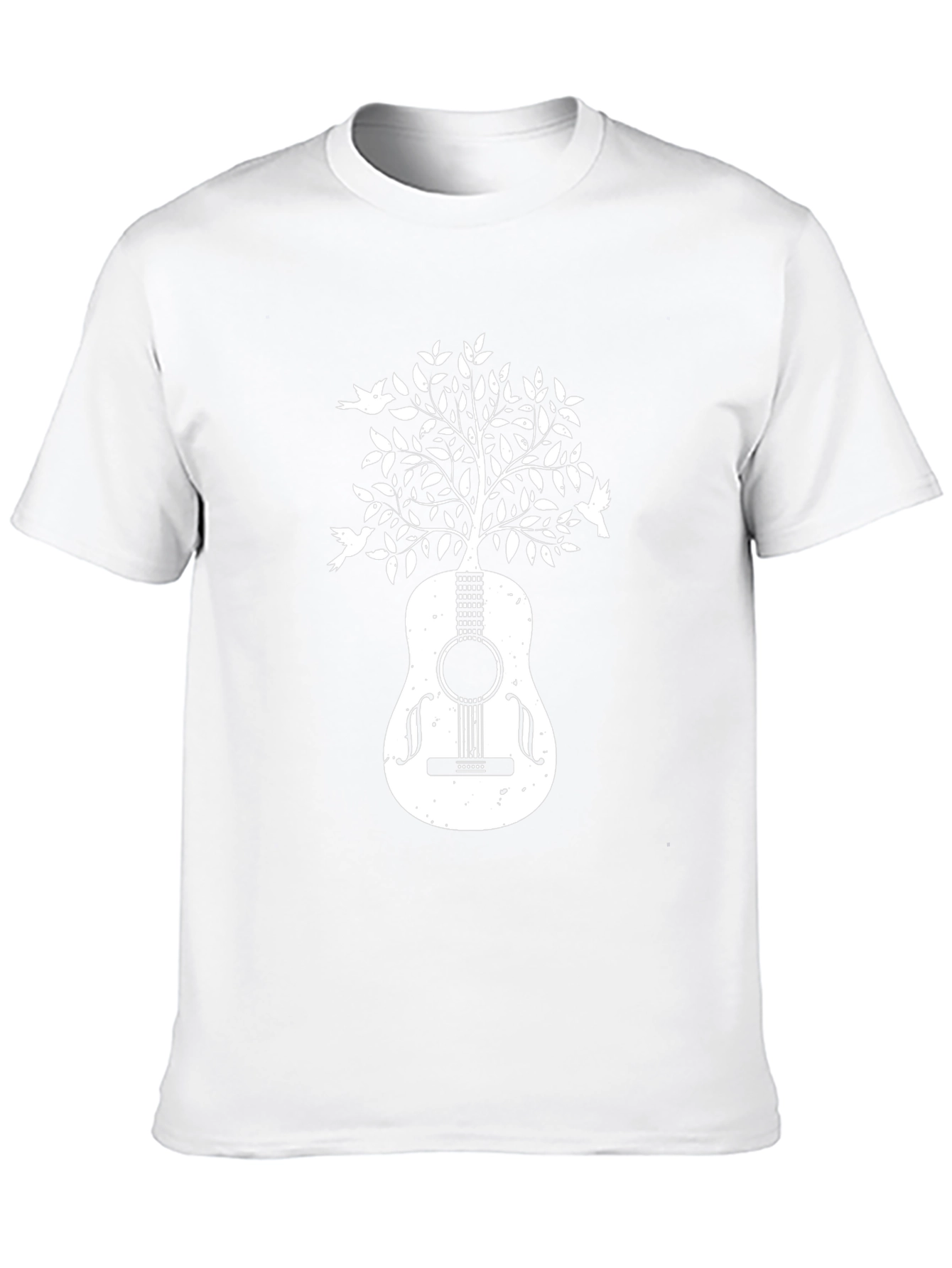 Guitar Tree Graphic T-Shirt - Music Lover Tee