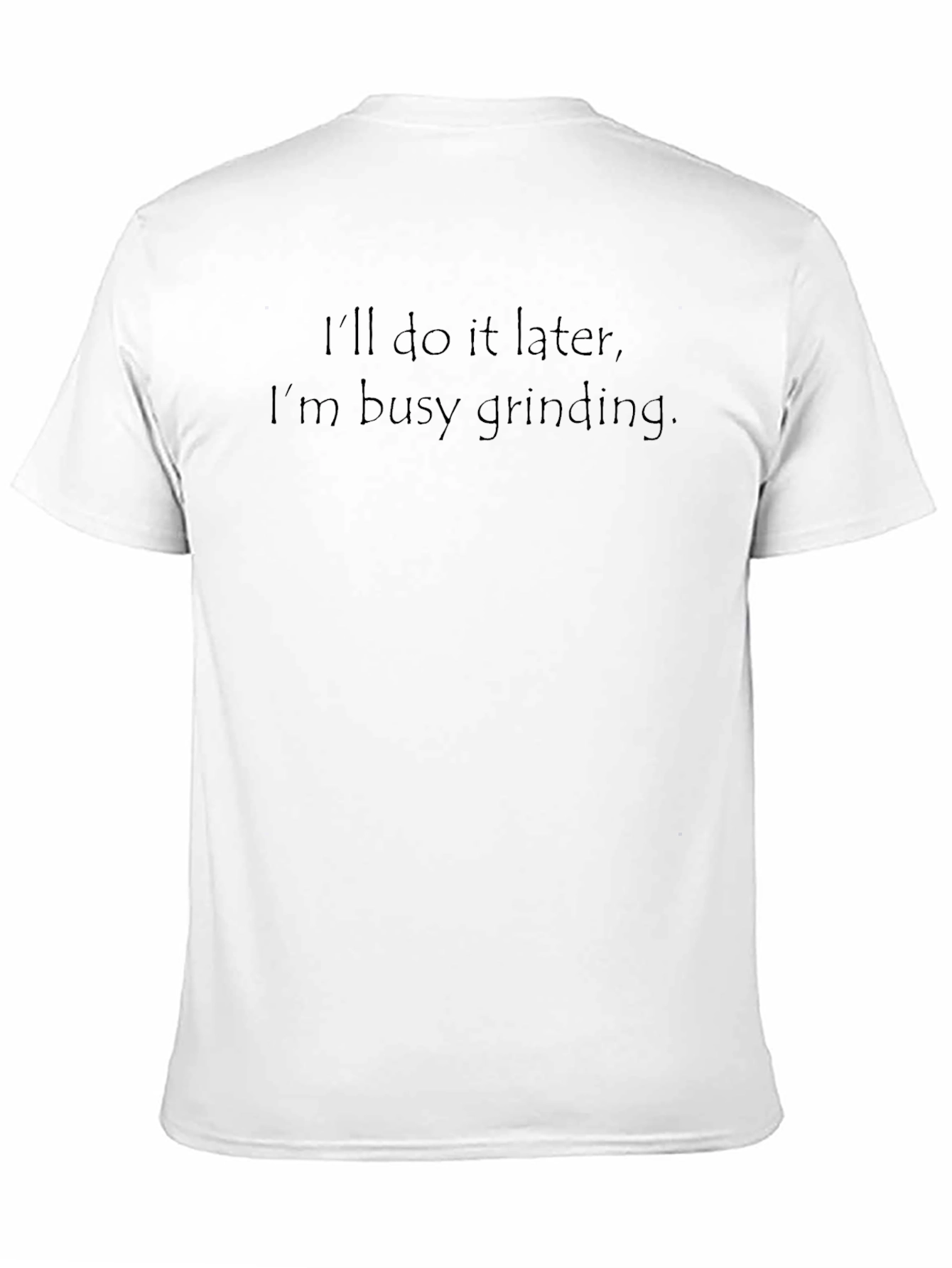 Grinding Mode Black T-Shirt