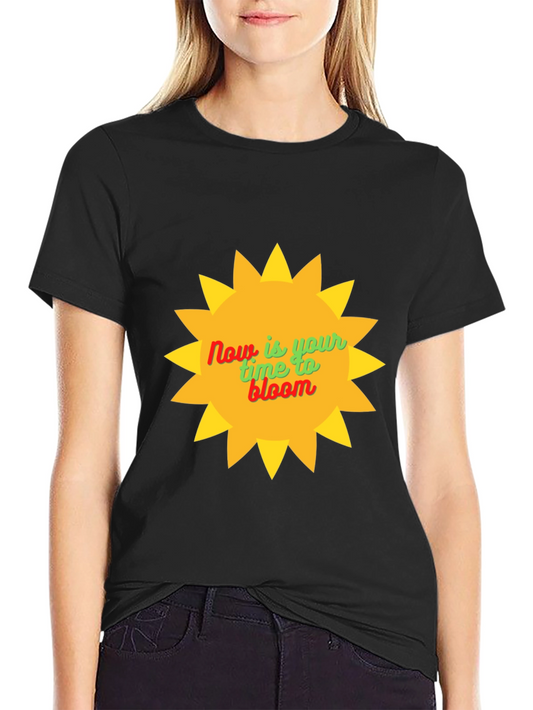 Bloom Now Black T-Shirt