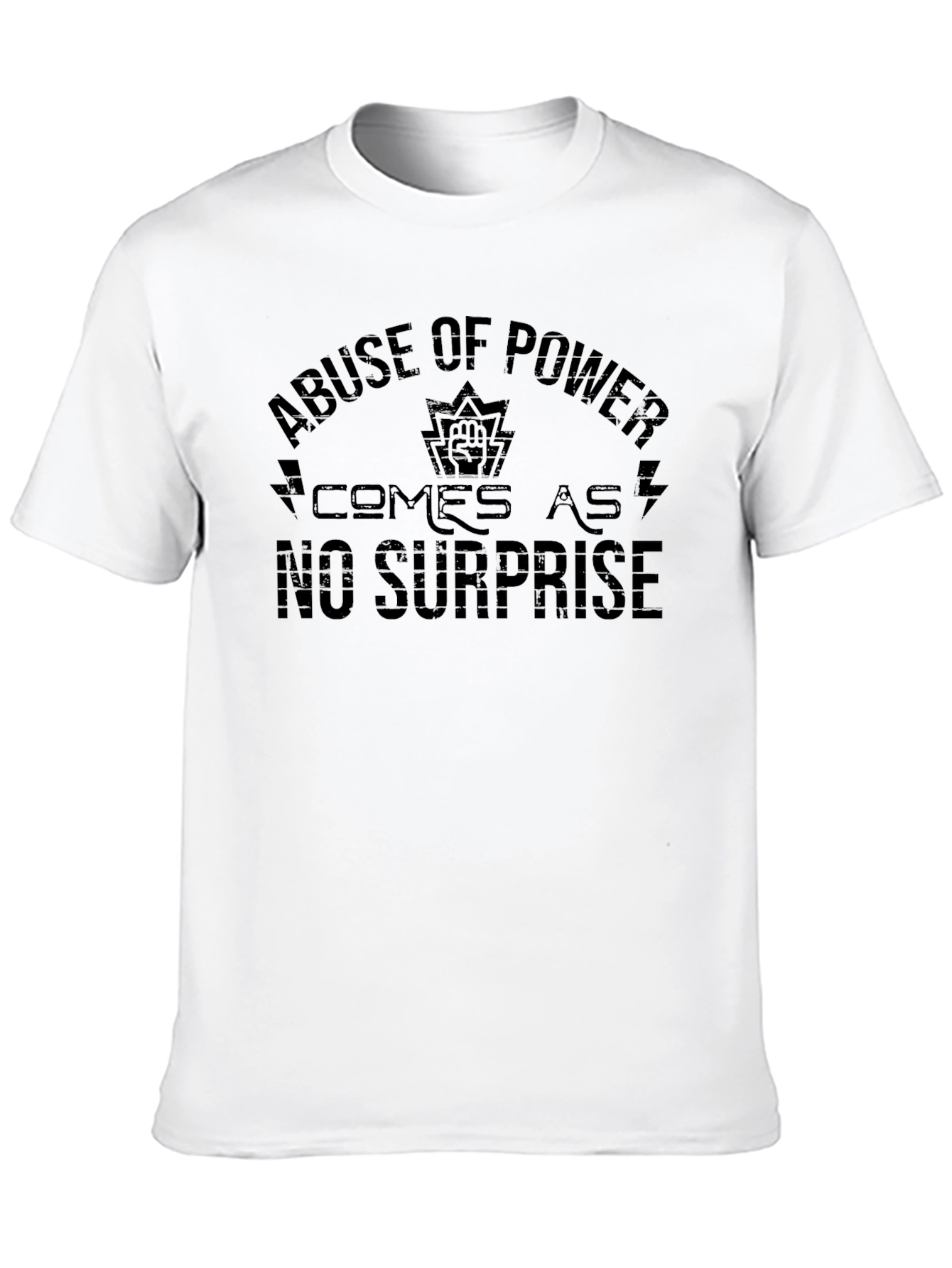 Abuse of Power T-Shirt: Political Statement Tee