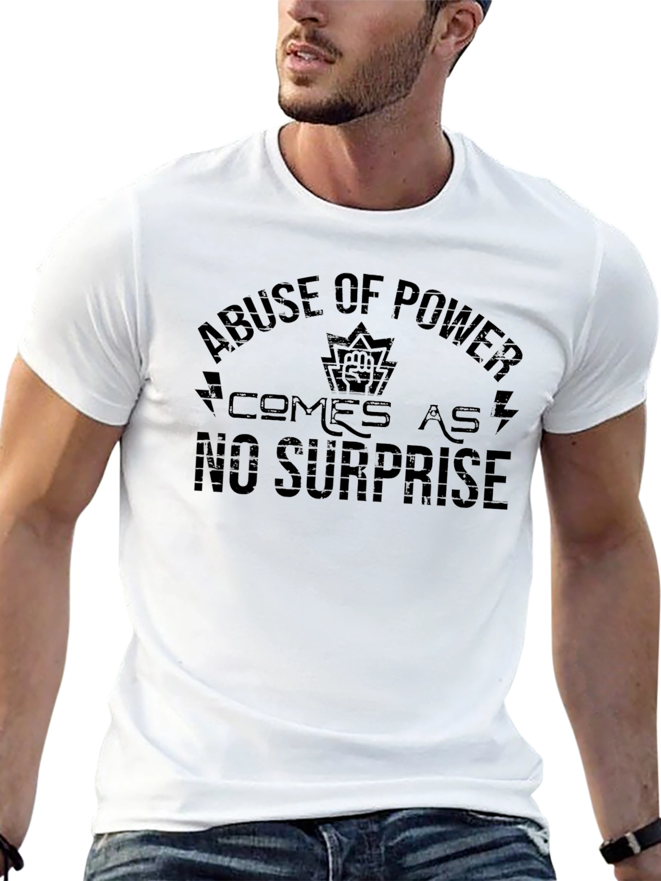 Abuse of Power T-Shirt: Political Statement Tee
