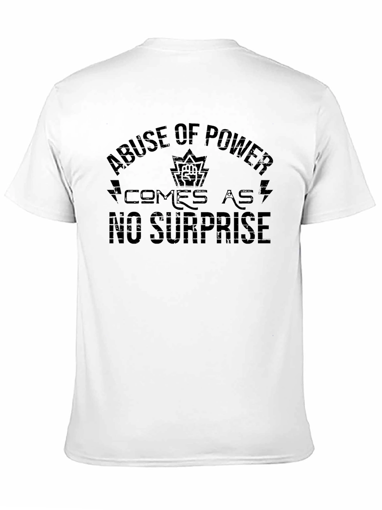 Abuse of Power T-Shirt: Political Statement Tee