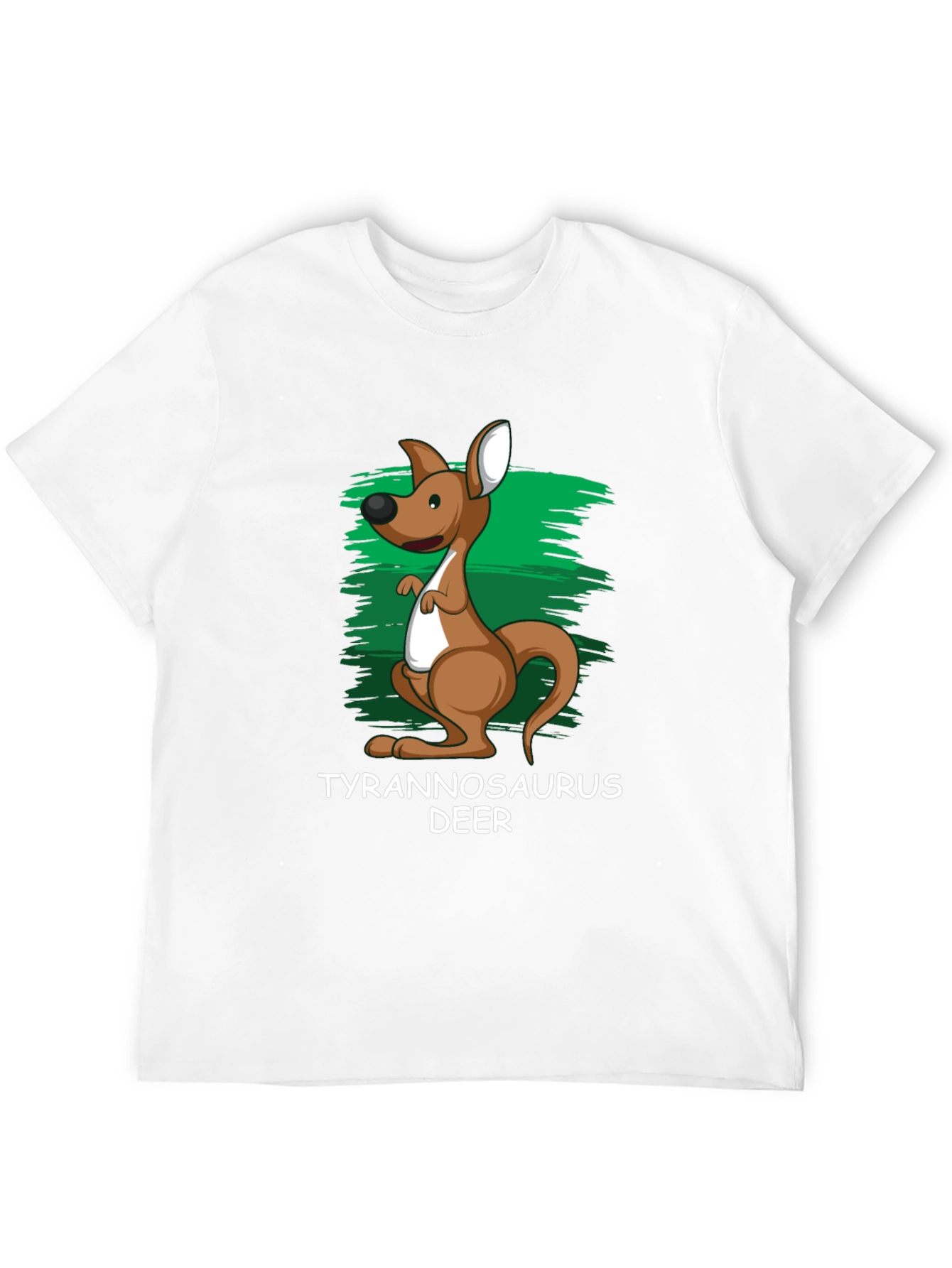 Tyrannosaurus Deer T-Shirt Funny Kangaroo Design