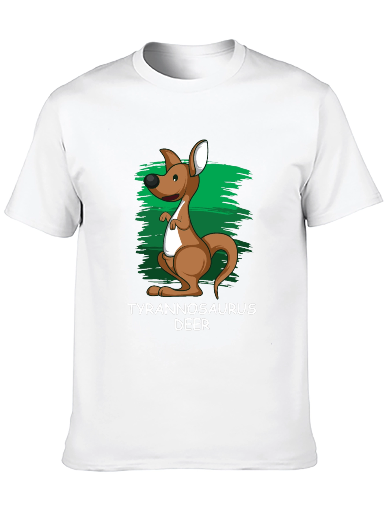 Tyrannosaurus Deer T-Shirt Funny Kangaroo Design