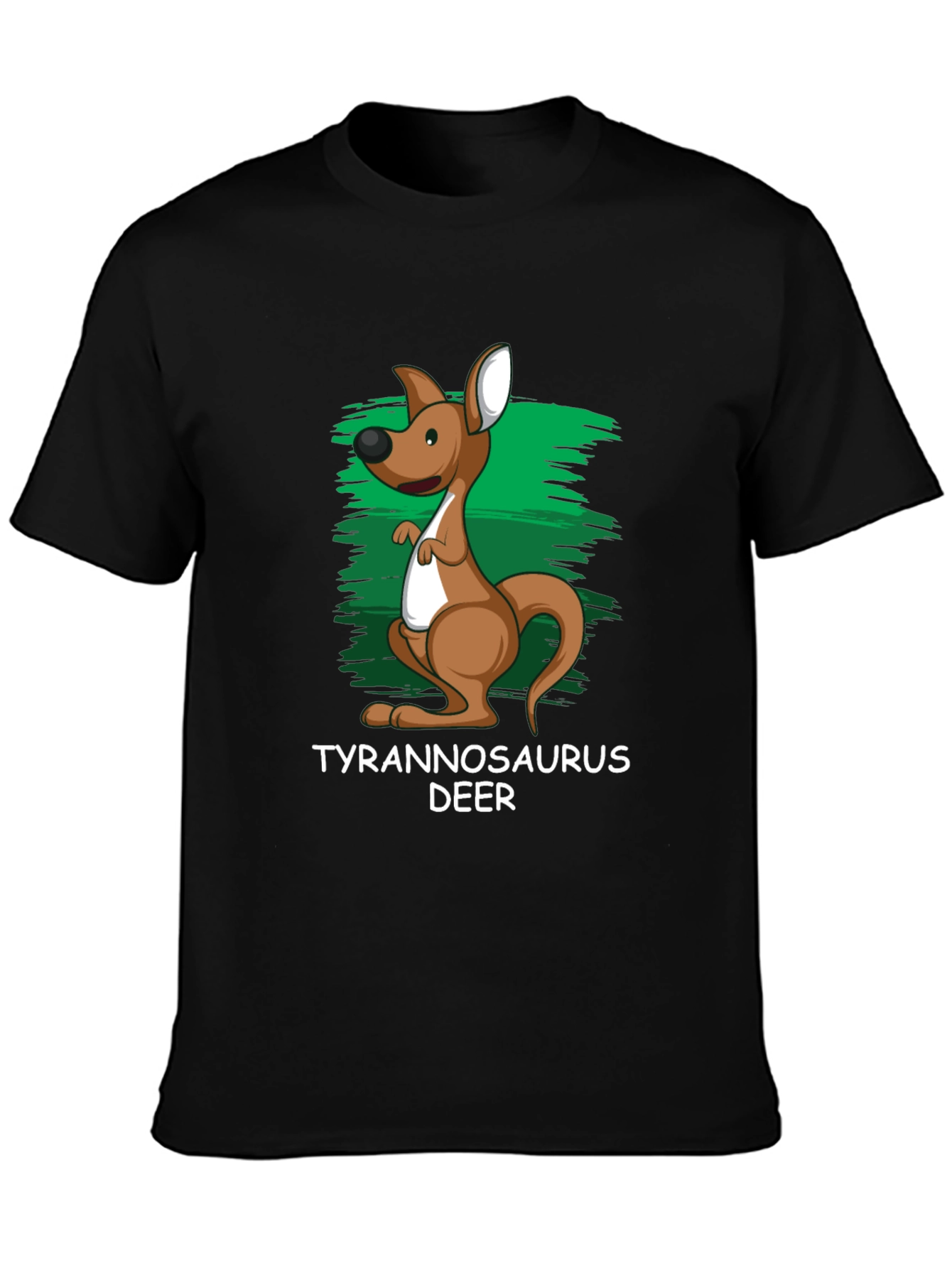 Tyrannosaurus Deer T-Shirt Funny Kangaroo Design