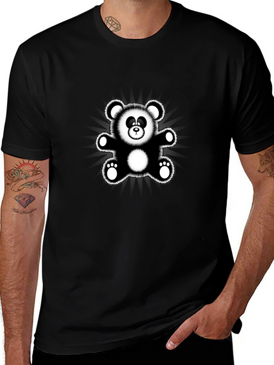 Black Bear Graphic Tee - Soft Cotton Blend