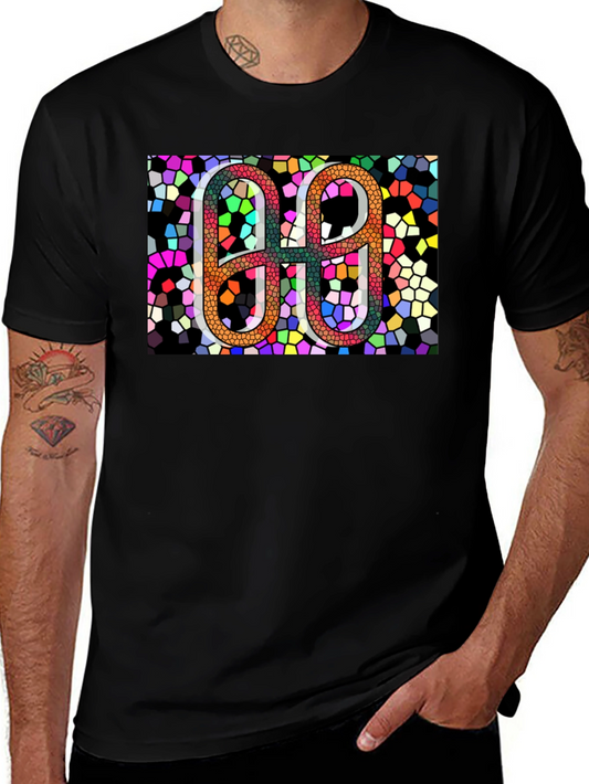 Abstract Mosaic Number T-Shirt