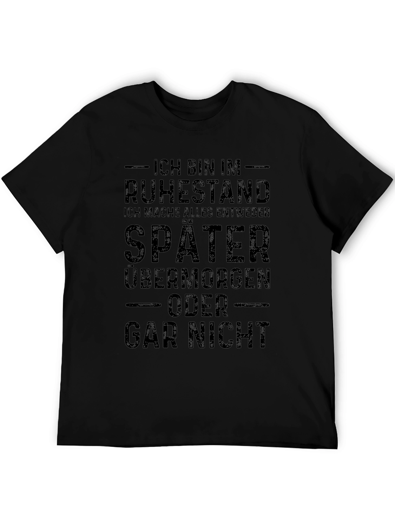 Ich Bin Im Ruhestand Mens T-Shirt