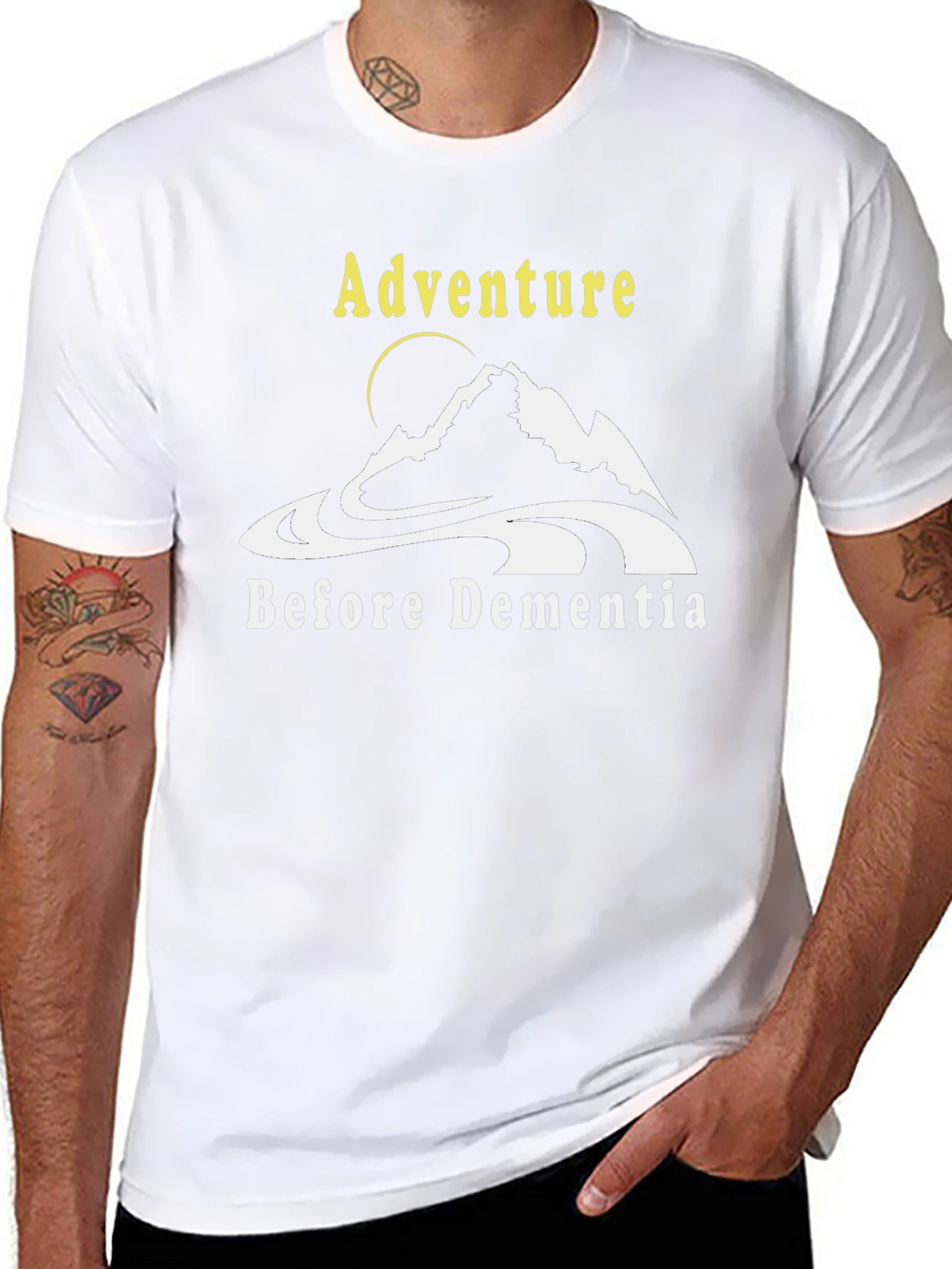 Adventure Before Dementia Black T-Shirt