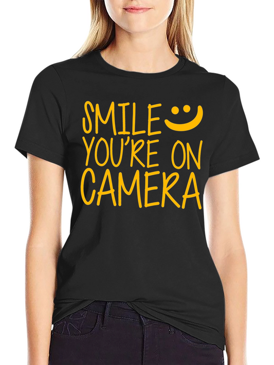Smile Youre on Camera Graphic T-Shirt