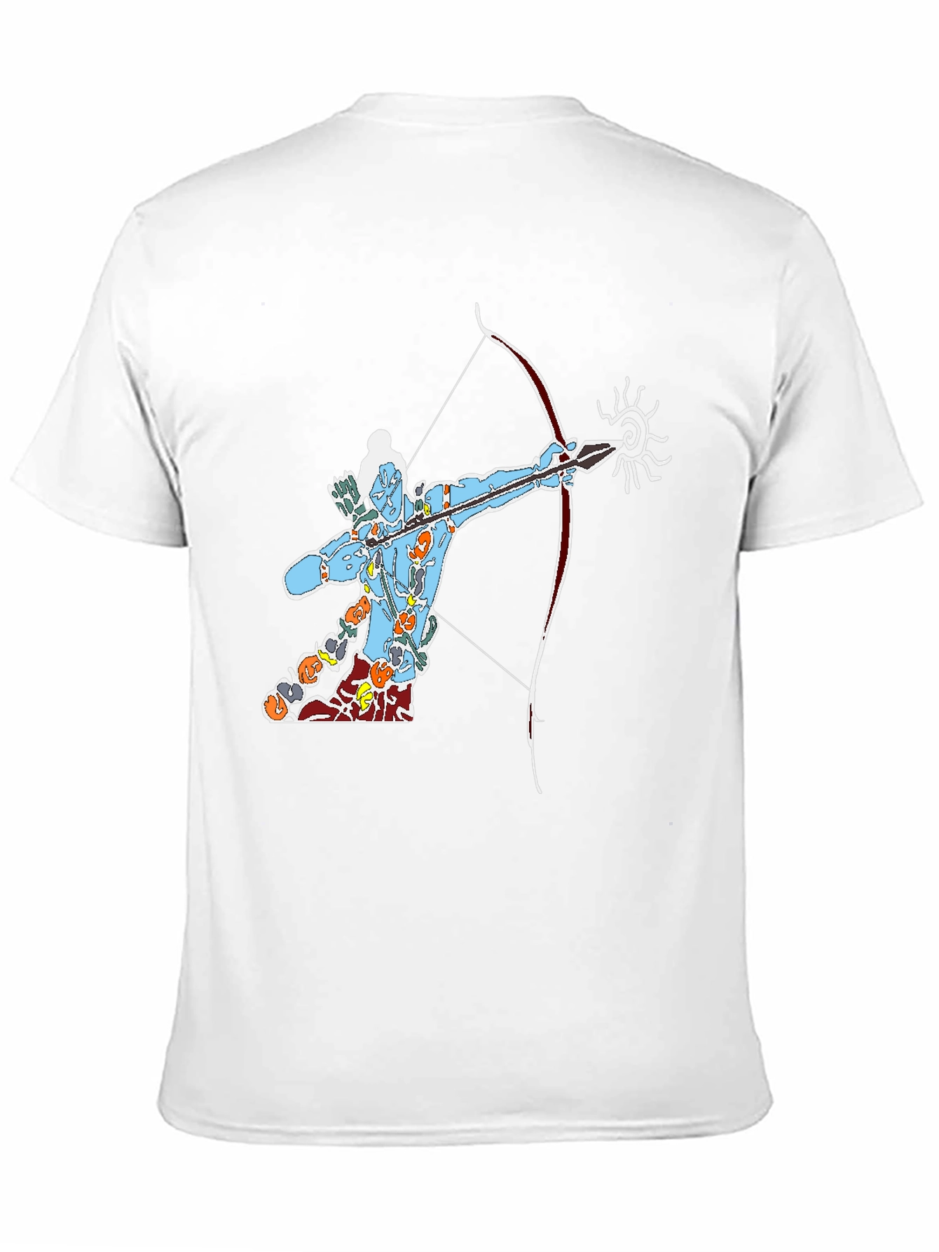 Lord Rama Graphic Tee - Black Cotton T-Shirt