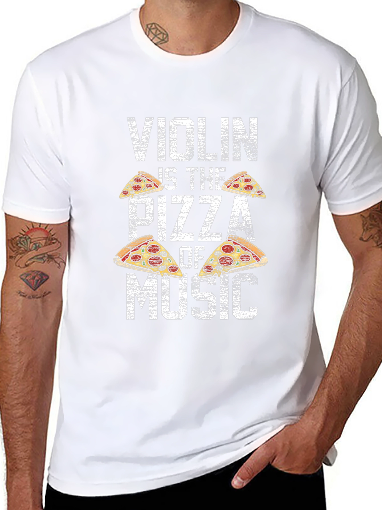 Violin is the Pizza of Music T-Shirt