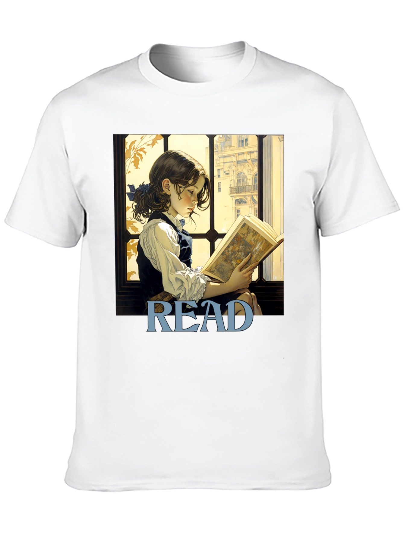 Read Bookworm T-Shirt: Artistic Literary Tee