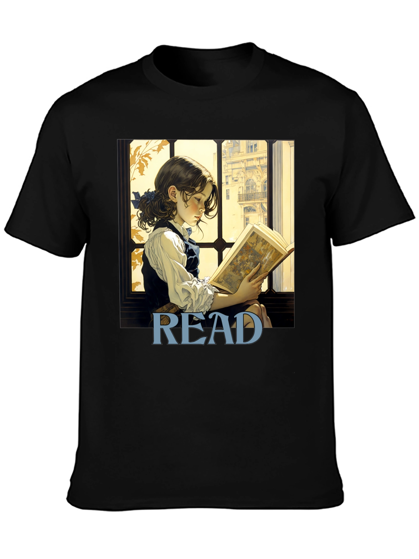 Read Bookworm T-Shirt: Artistic Literary Tee