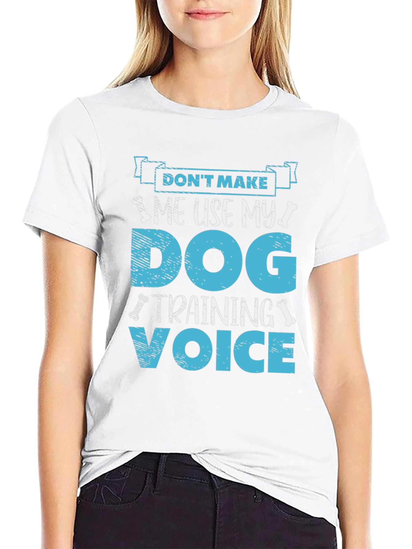 Dog Training Voice T-Shirt - Funny Dog Lover Tee