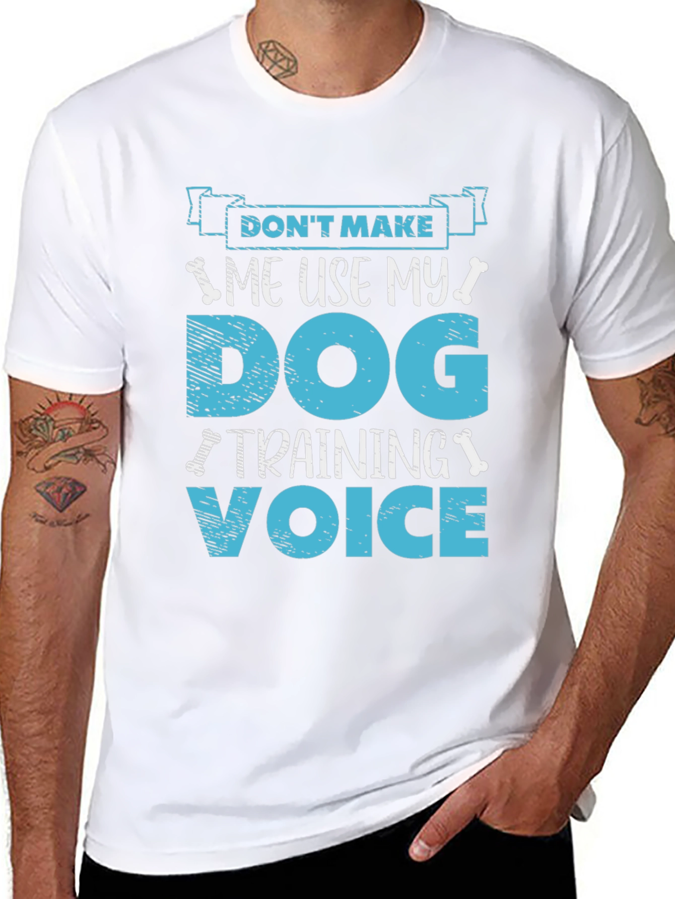 Dog Training Voice T-Shirt - Funny Dog Lover Tee