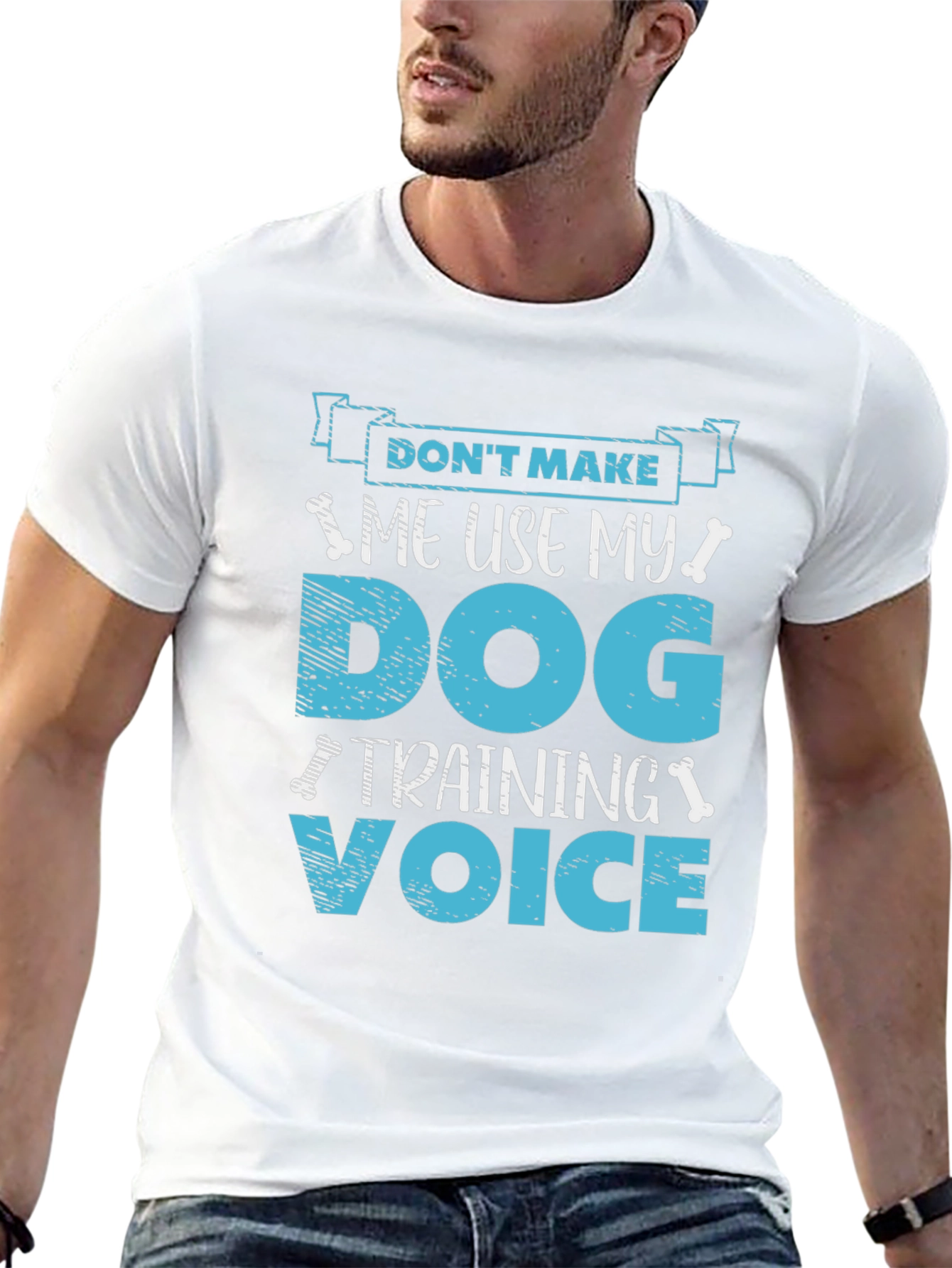 Dog Training Voice T-Shirt - Funny Dog Lover Tee