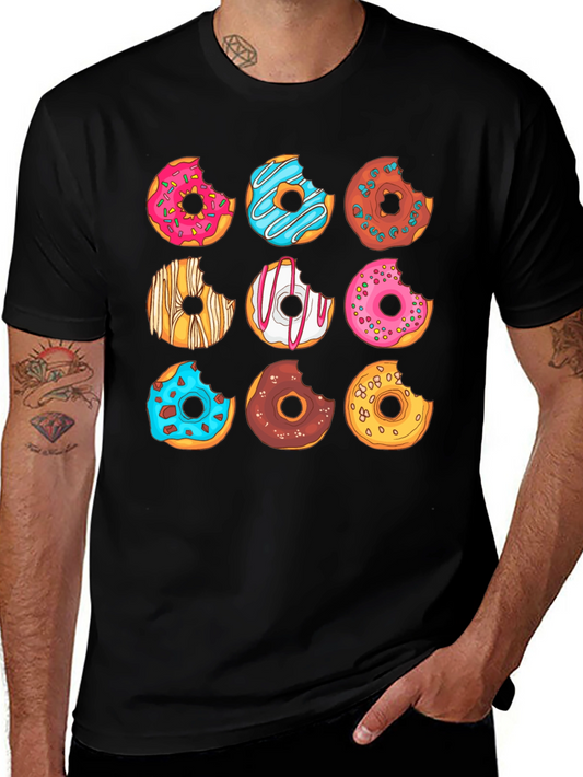 Donut Graphic T-Shirt - Sweet Tooth Fashion