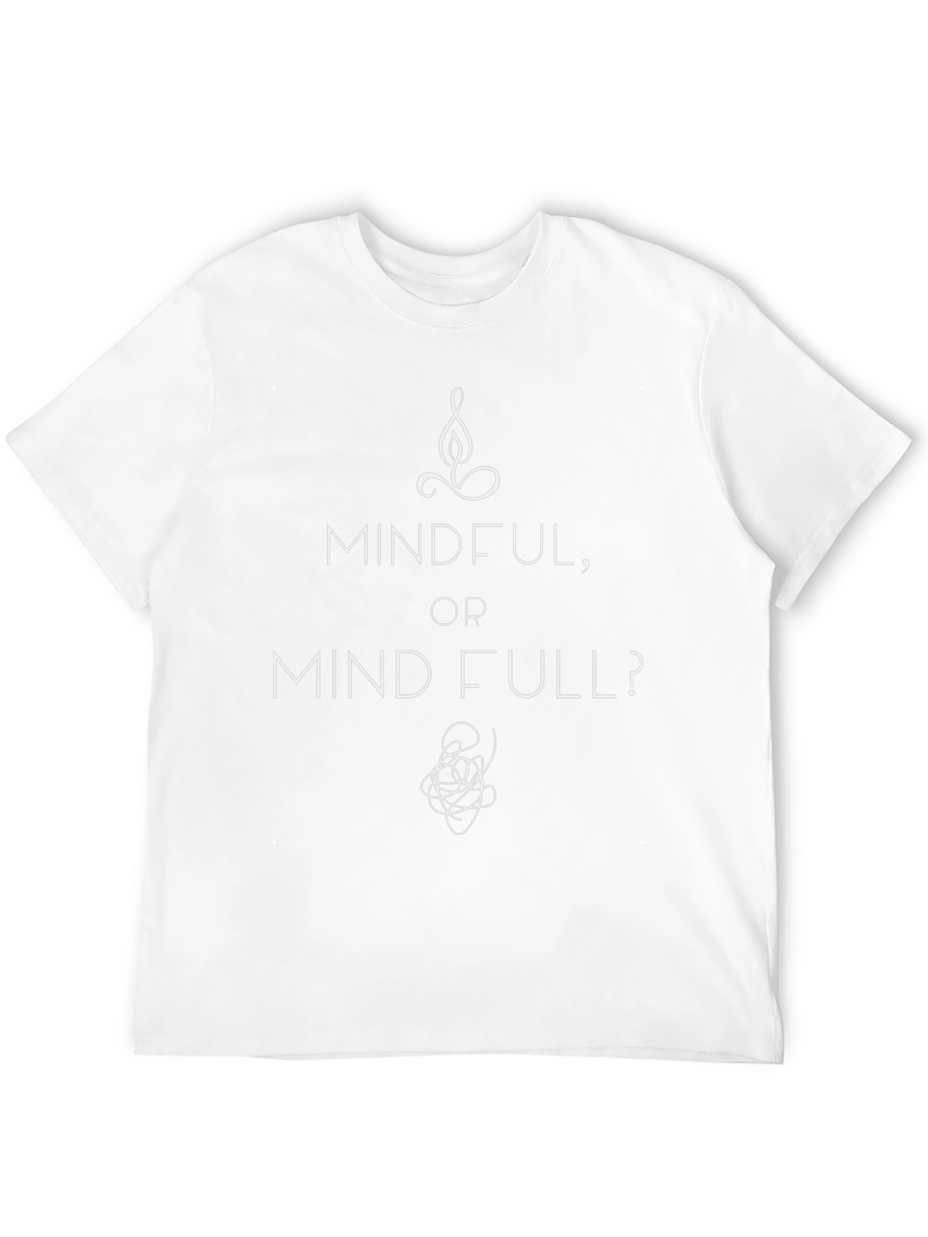 Mindful or Mind Full T-Shirt - Black