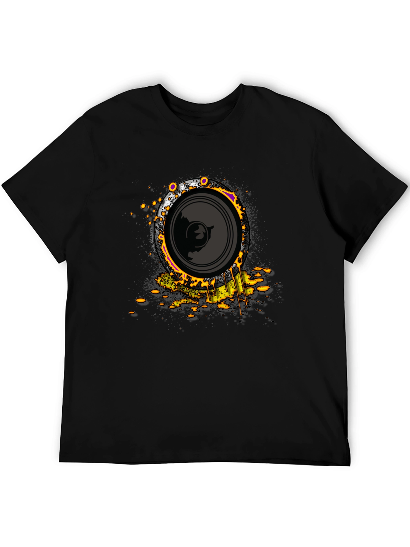 Speaker Graphic Black T-Shirt