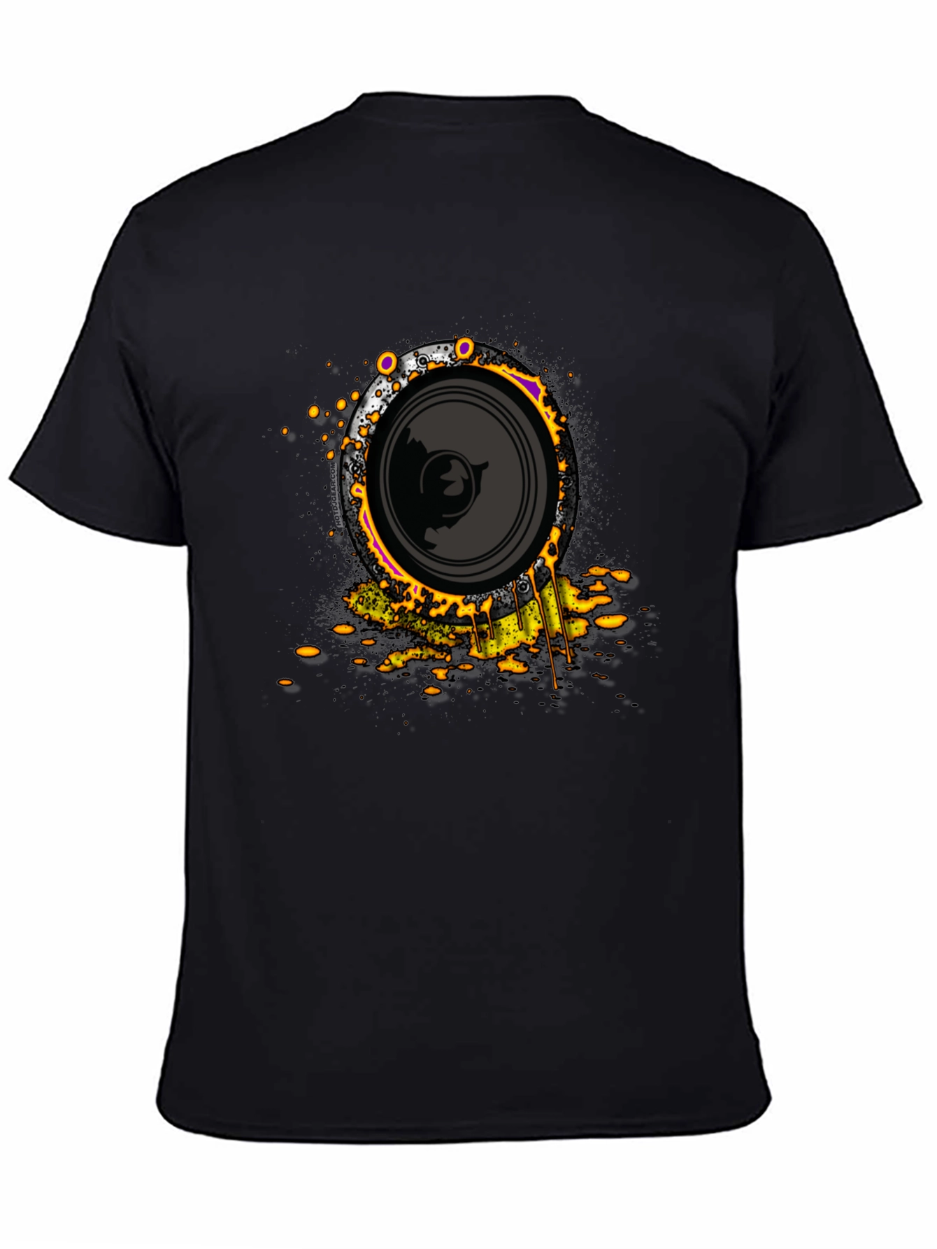 Speaker Graphic Black T-Shirt