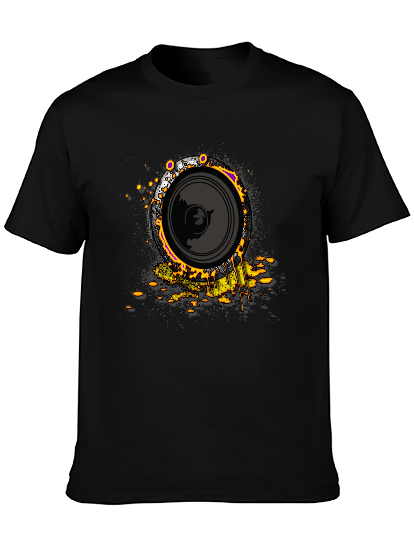 Speaker Graphic Black T-Shirt