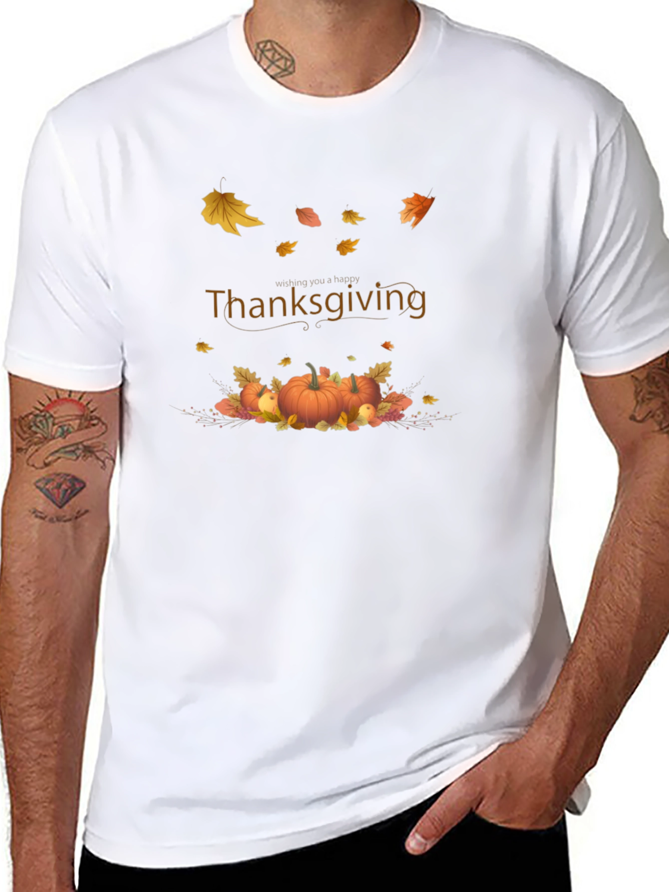 Thanksgiving T-Shirt - Autumn Harvest Graphic Tee