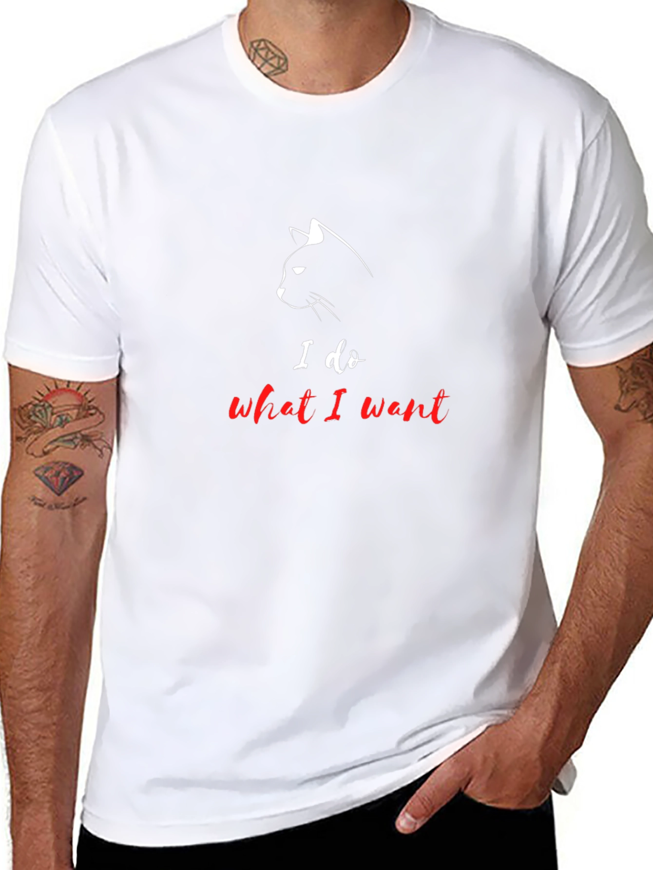 I Do What I Want Cat T-Shirt