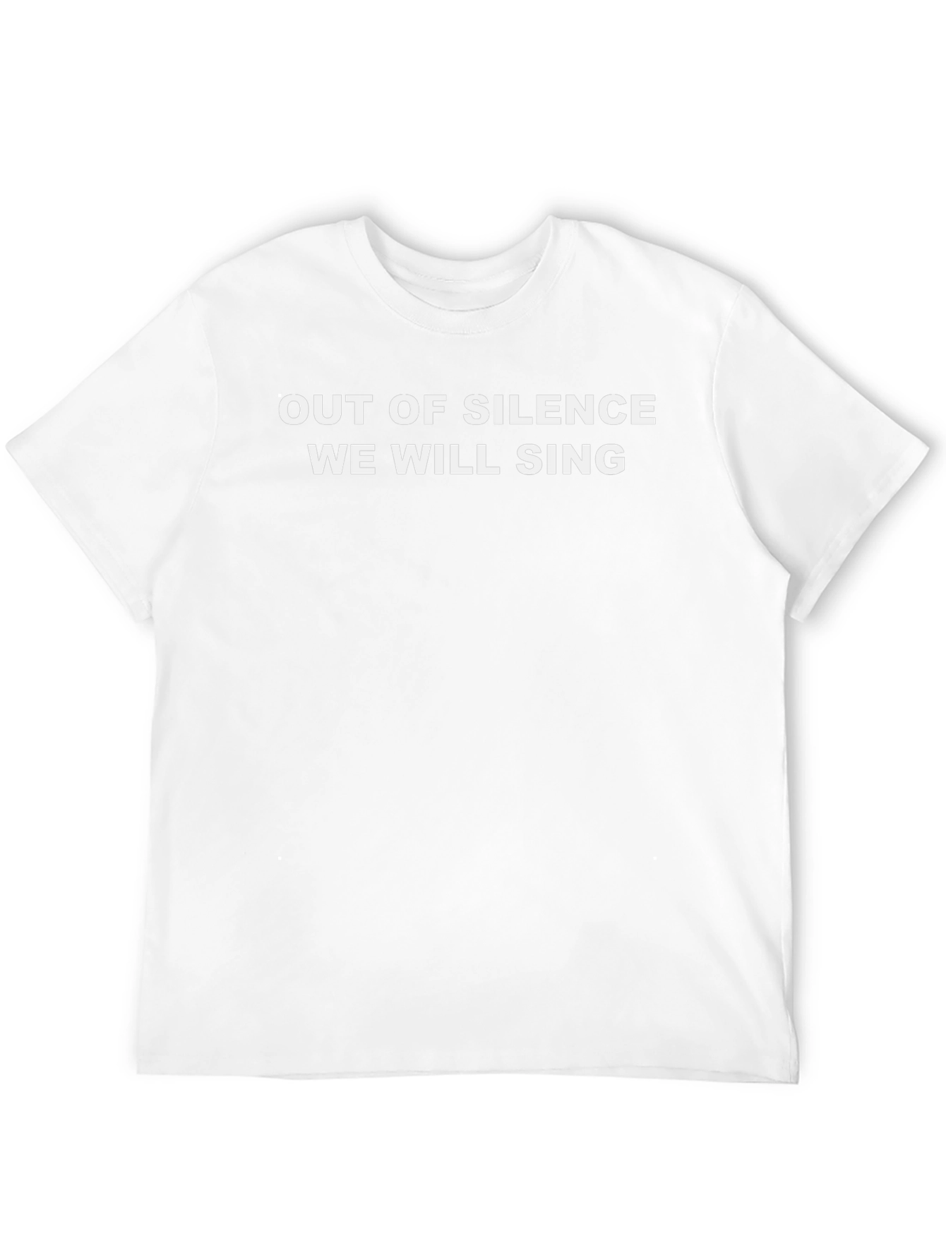 Out of Silence We Will Sing Graphic Tee