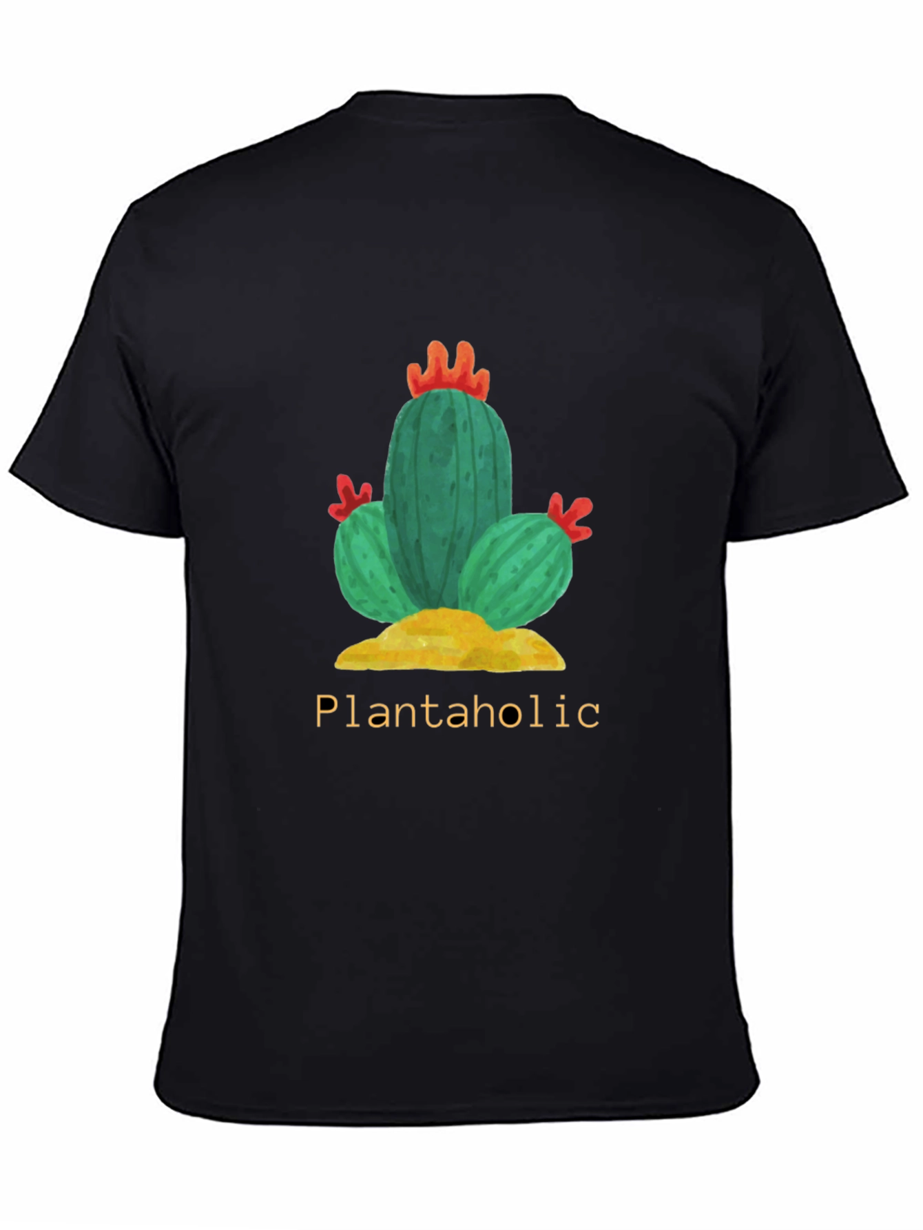 Plantaholic Cactus T-Shirt - Nature Lover Tee