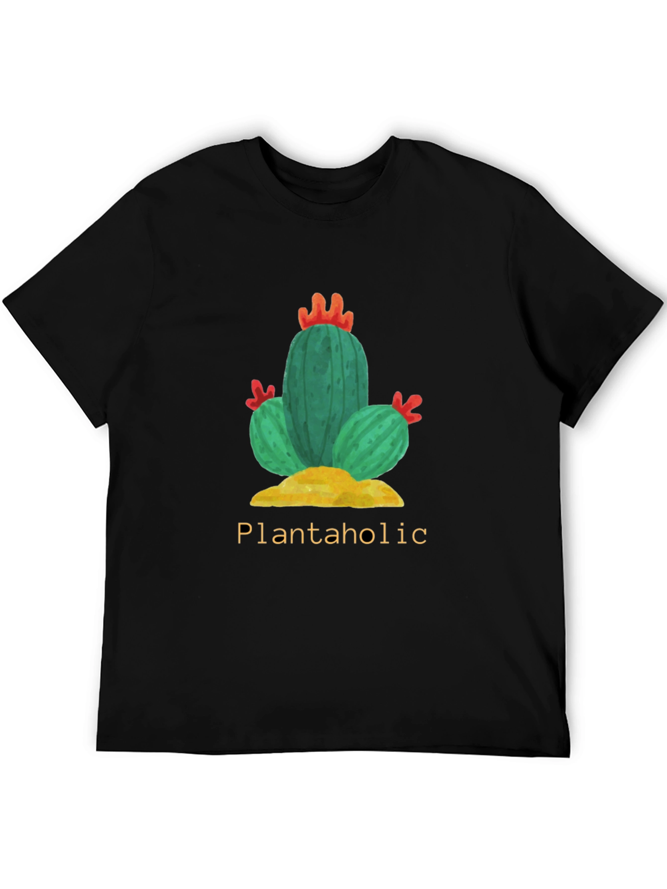 Plantaholic Cactus T-Shirt - Nature Lover Tee