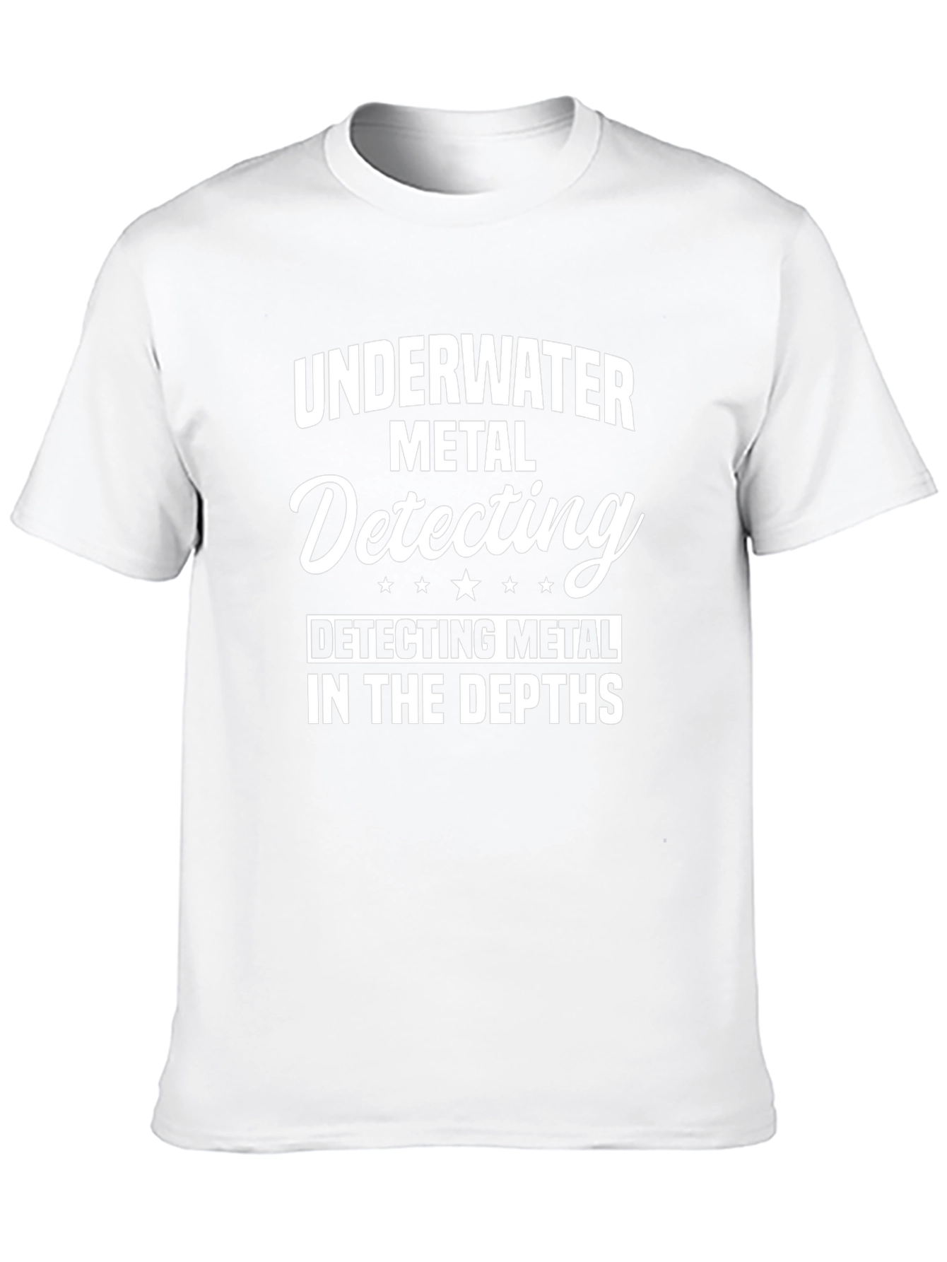 Underwater Metal Detecting Black T-Shirt
