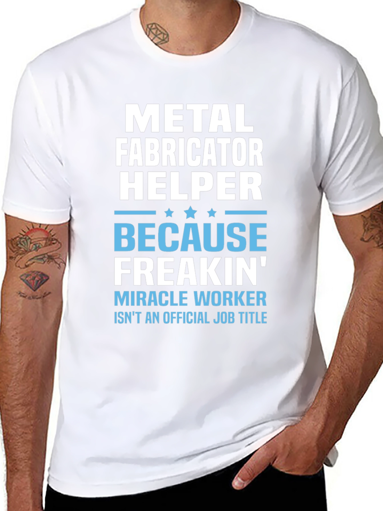 Metal Fabricator Helper Funny Job Title T-Shirt