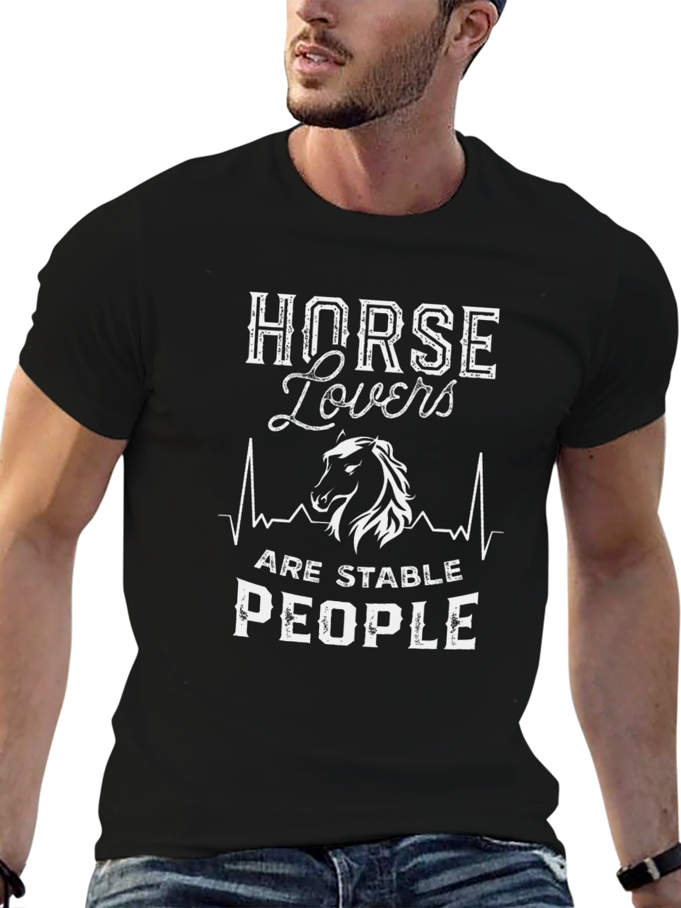 Horse Lovers T-Shirt - Stable People Tee