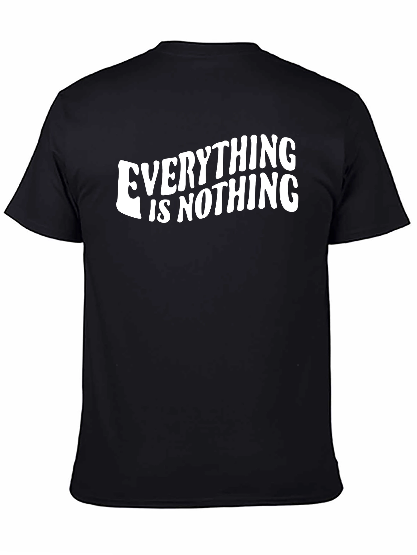 Everything Is Nothing Graphic T-Shirt - Black