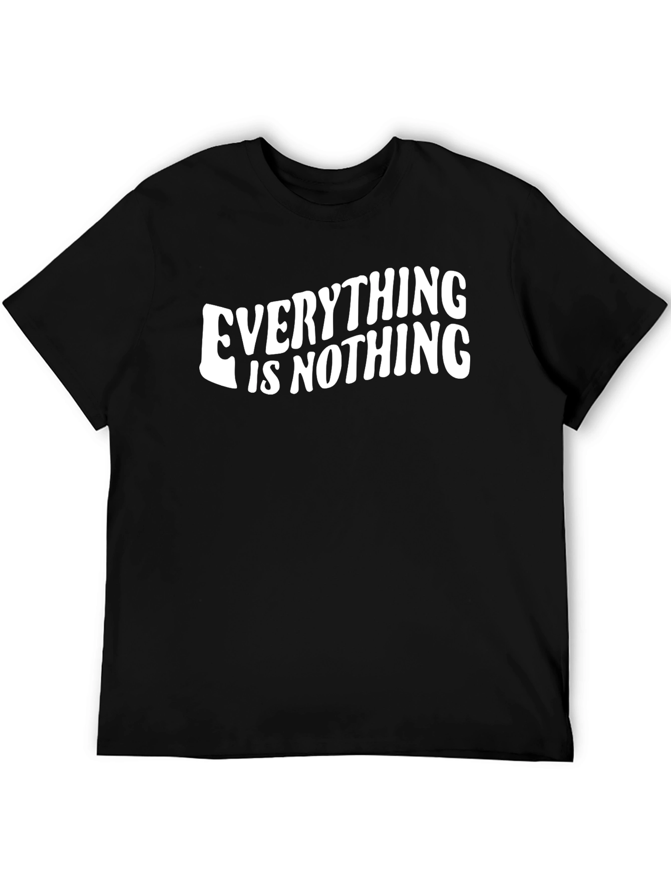 Everything Is Nothing Graphic T-Shirt - Black