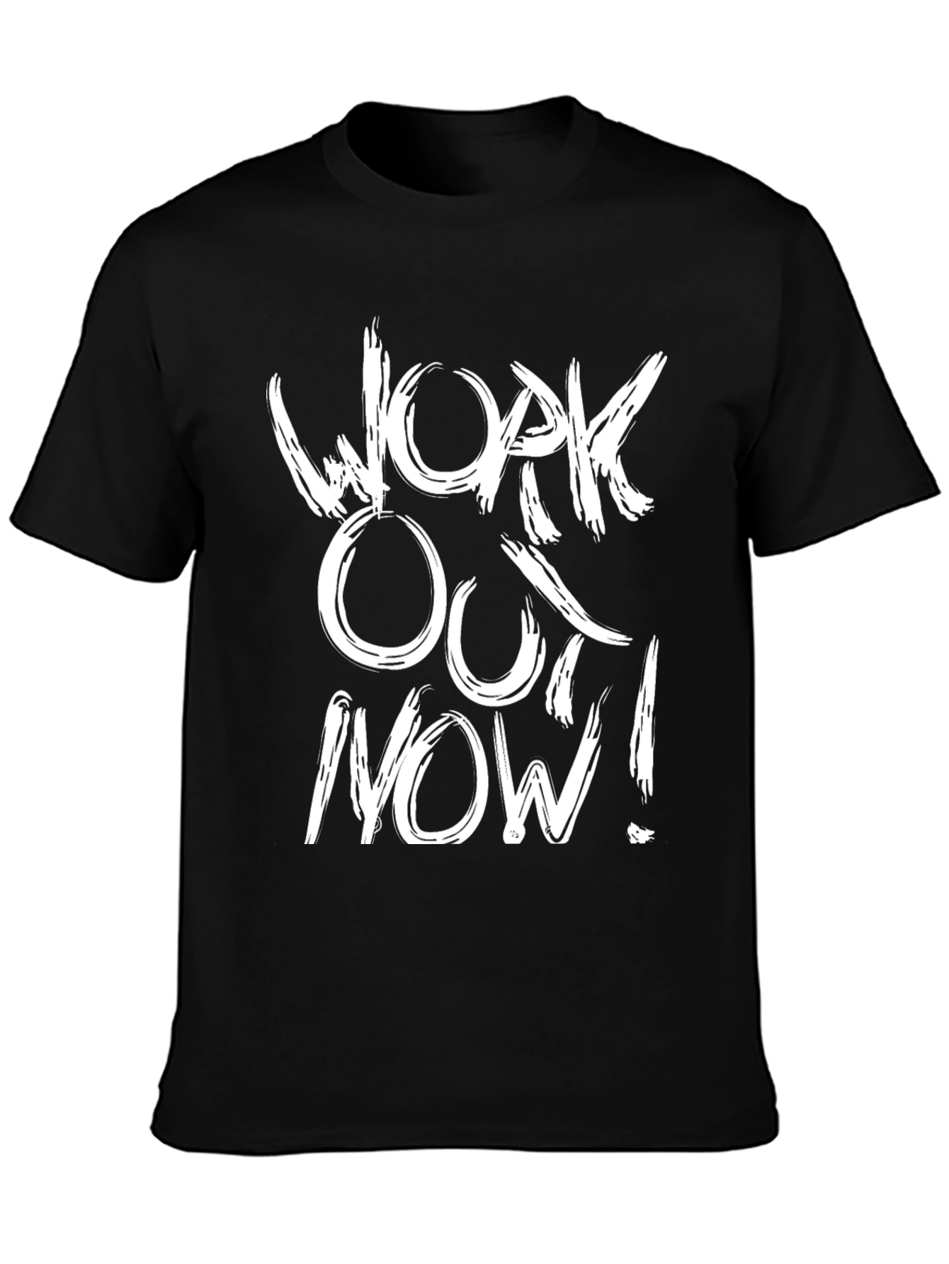 Workout Now! Graphic Tee - Black