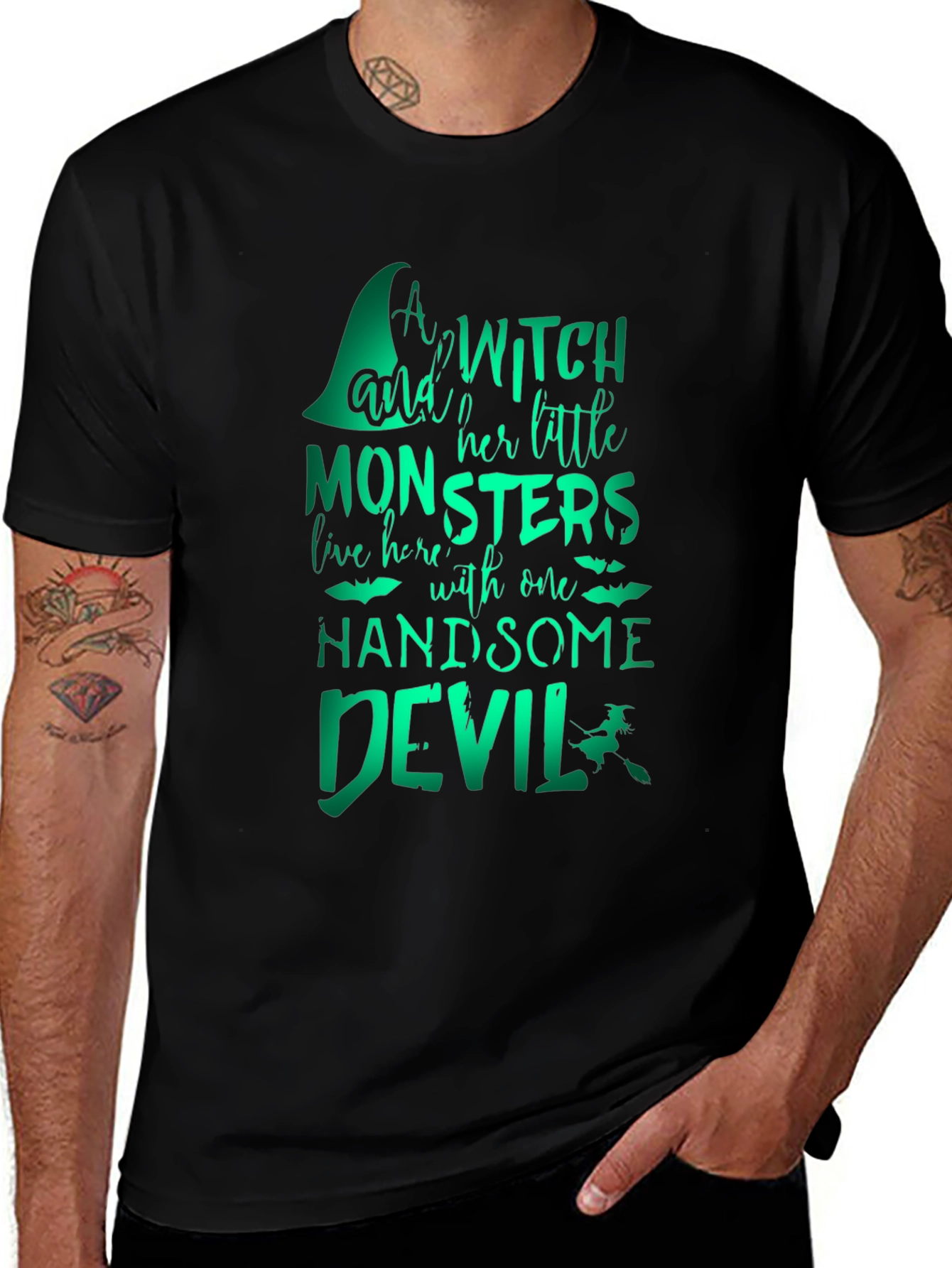 Witch and Her Little Monsters T-Shirt
