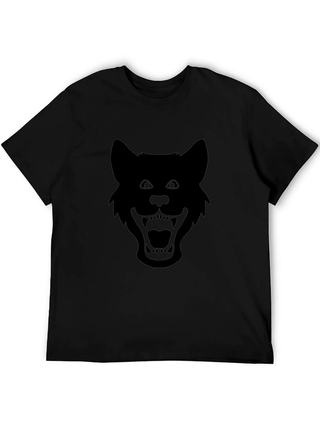 Black Wolf Graphic Tee - Fierce Style