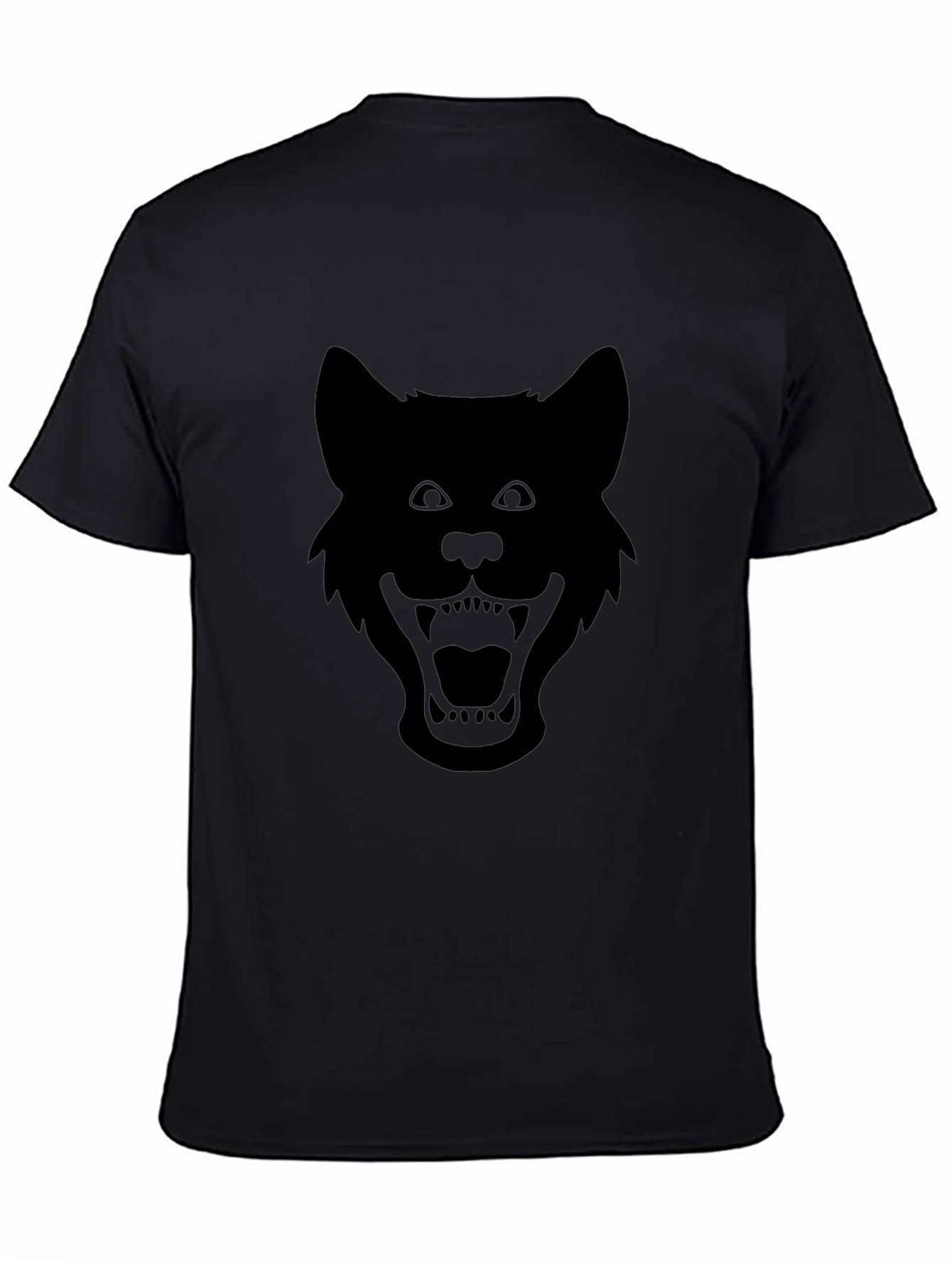 Black Wolf Graphic Tee - Fierce Style