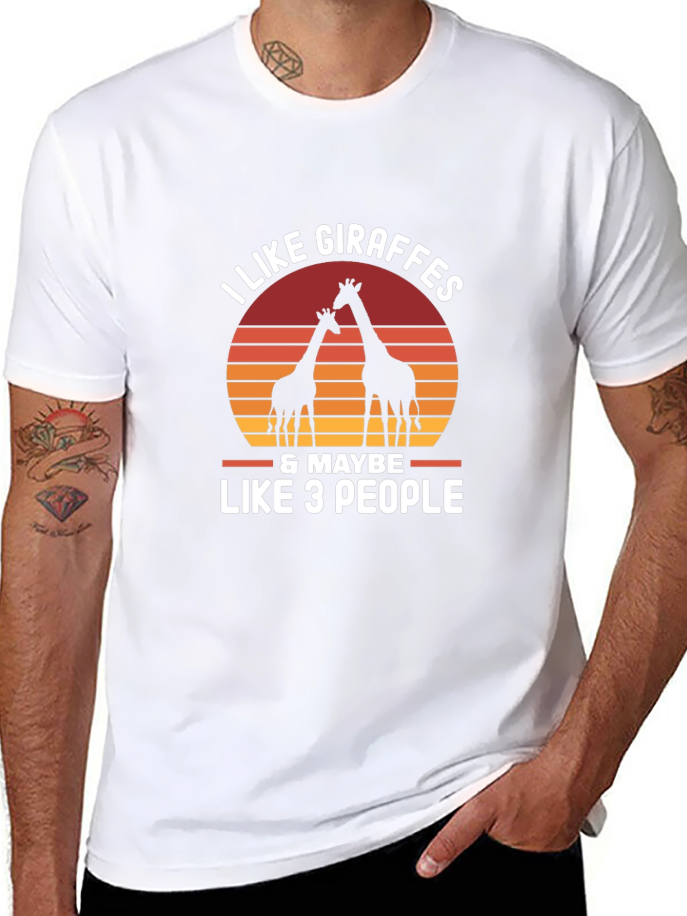 I Like Giraffes T-Shirt - Funny Animal Lover Tee