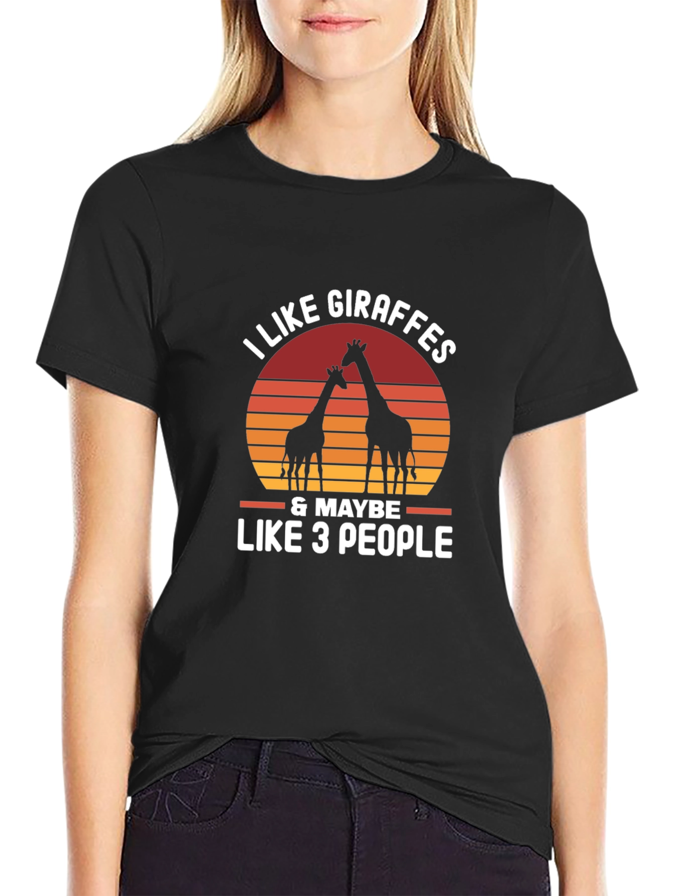 I Like Giraffes T-Shirt - Funny Animal Lover Tee