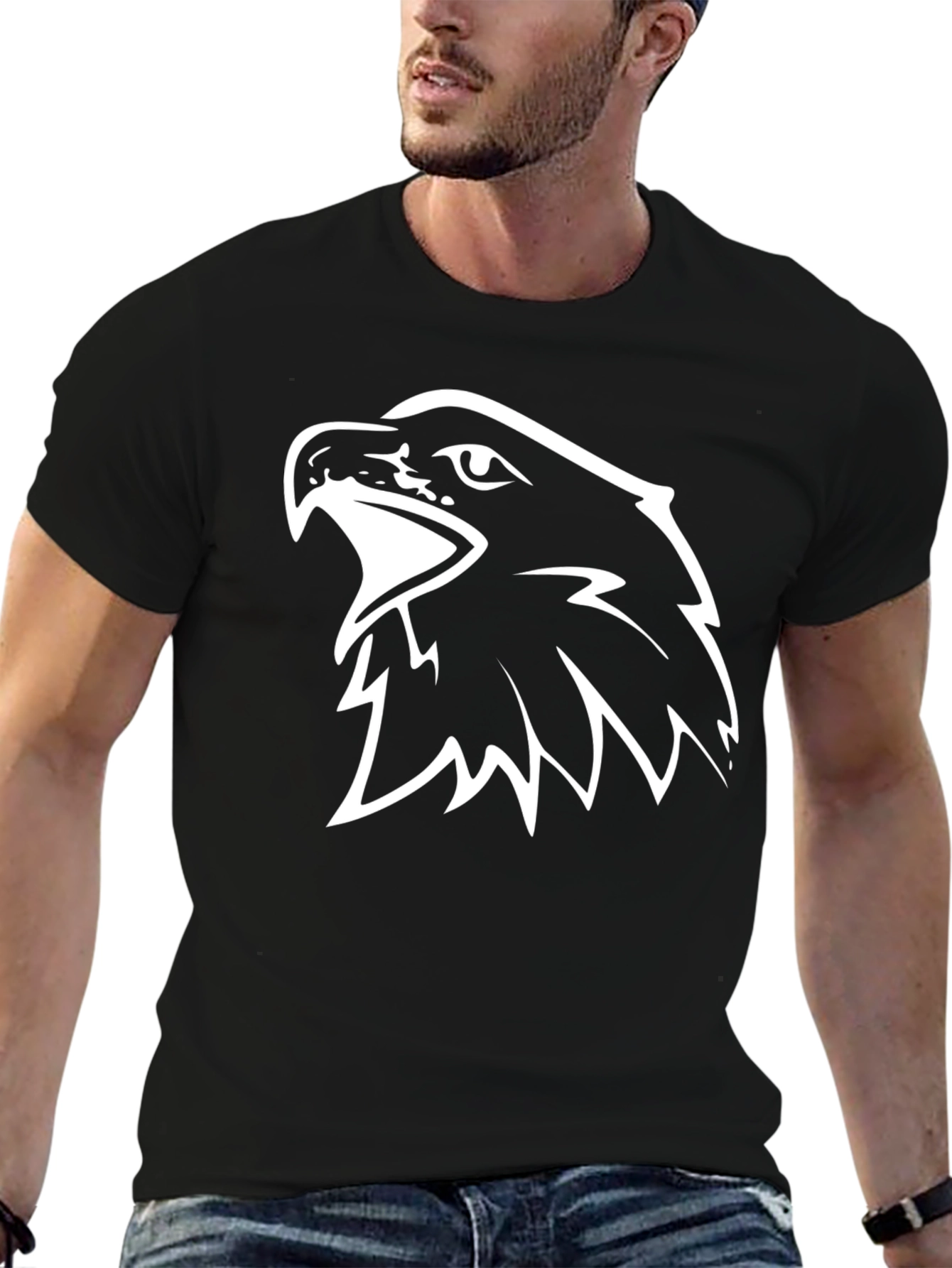 Eagle Graphic Tee - Cool Bird T-Shirt