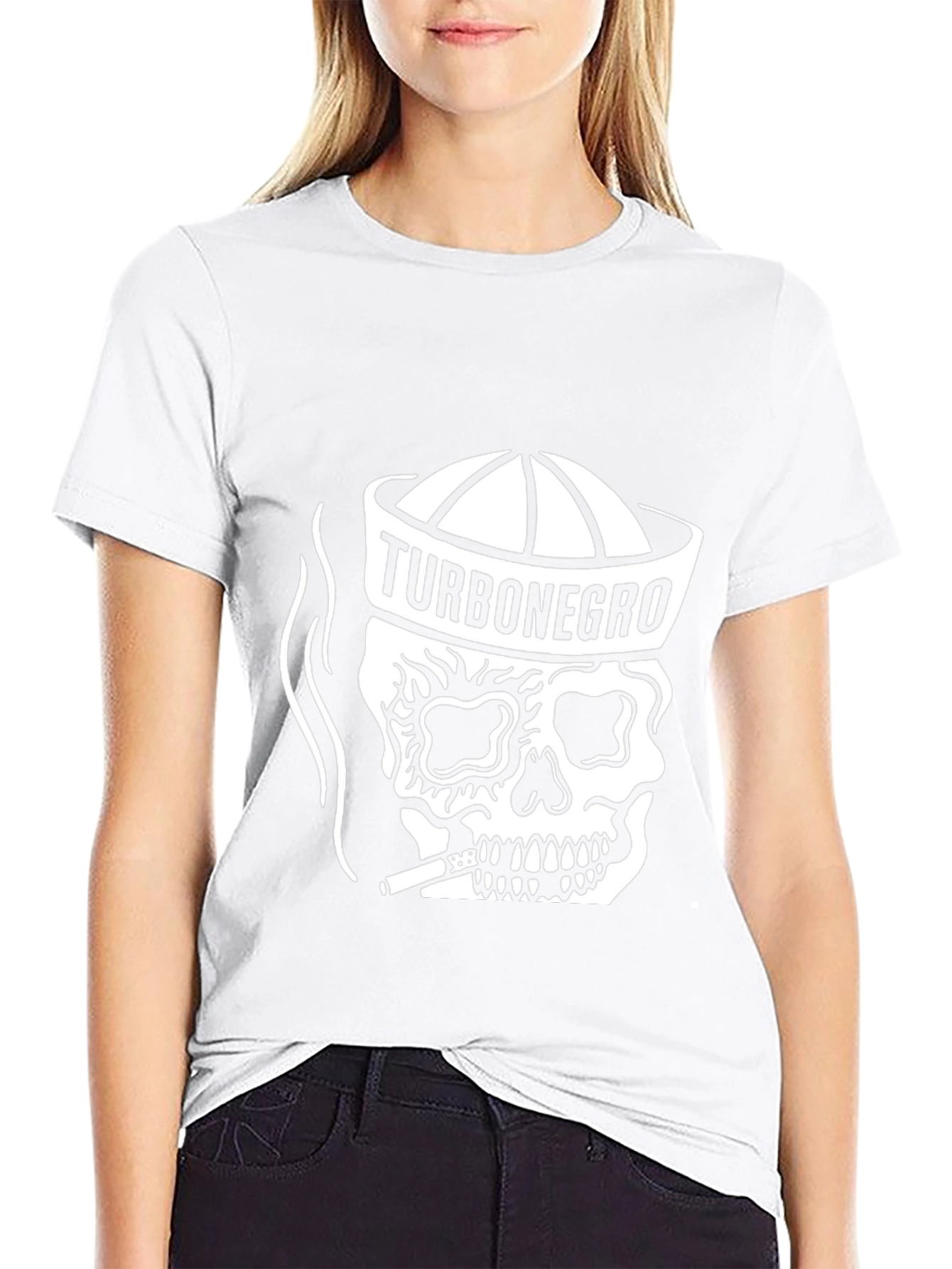 TurboNegro Skull Graphic Black T-Shirt