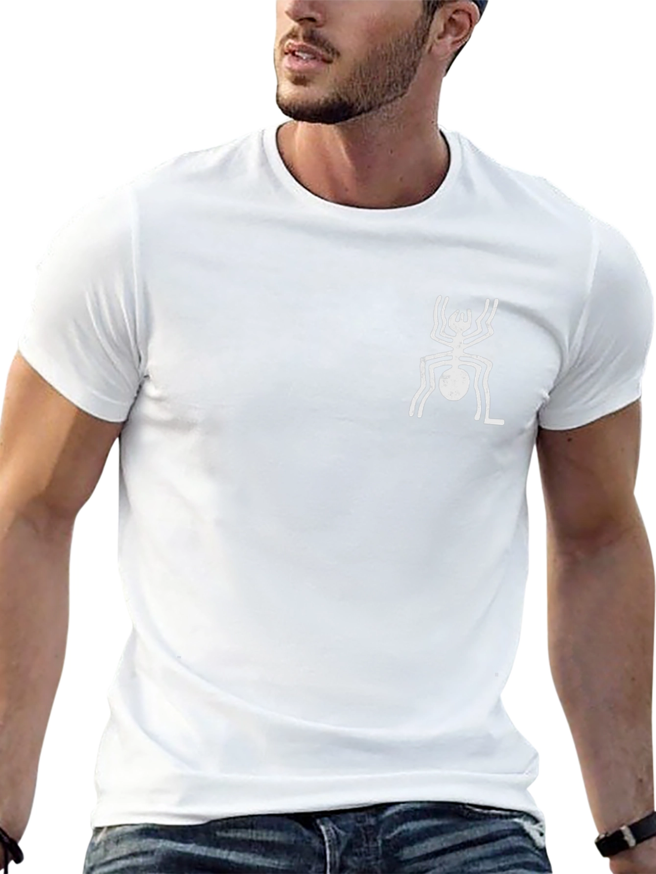 Cool Black Tee with Abstract Graphic