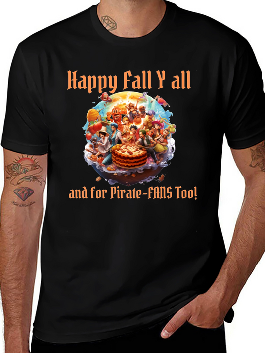 Happy Fall Yall & Pirate-Fans Tee