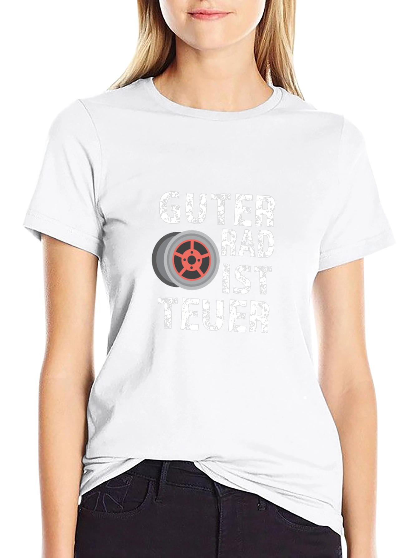 Guter Rad Ist Teuer Black Graphic Tee